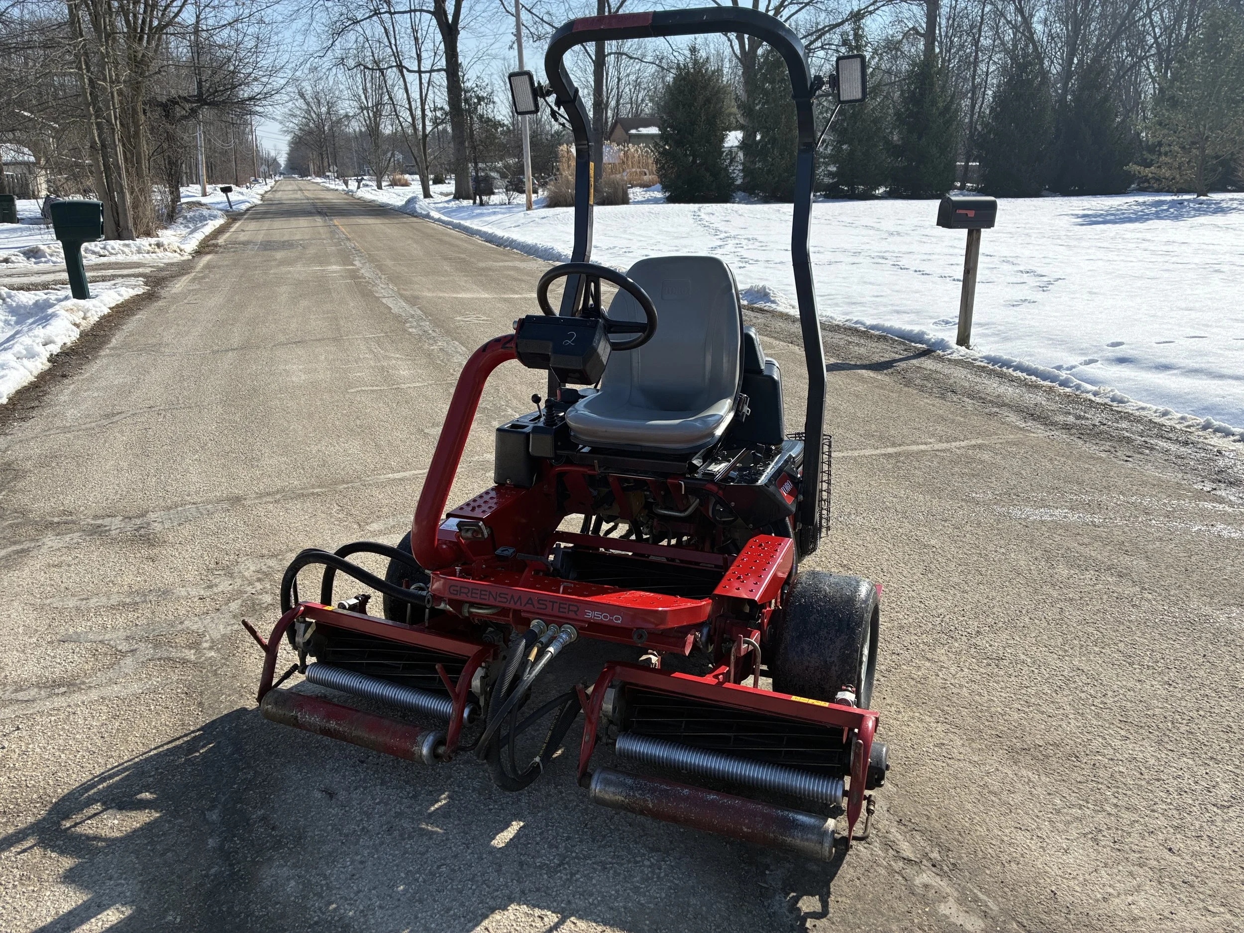 2017  Toro greens mower 3150Q