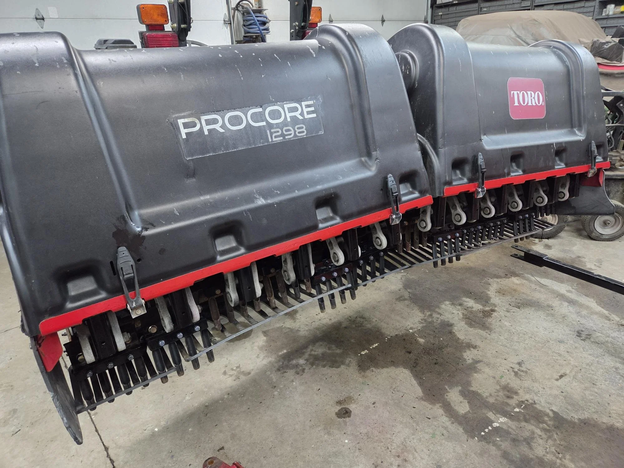 2013  Toro procore 1298  fairway aerator