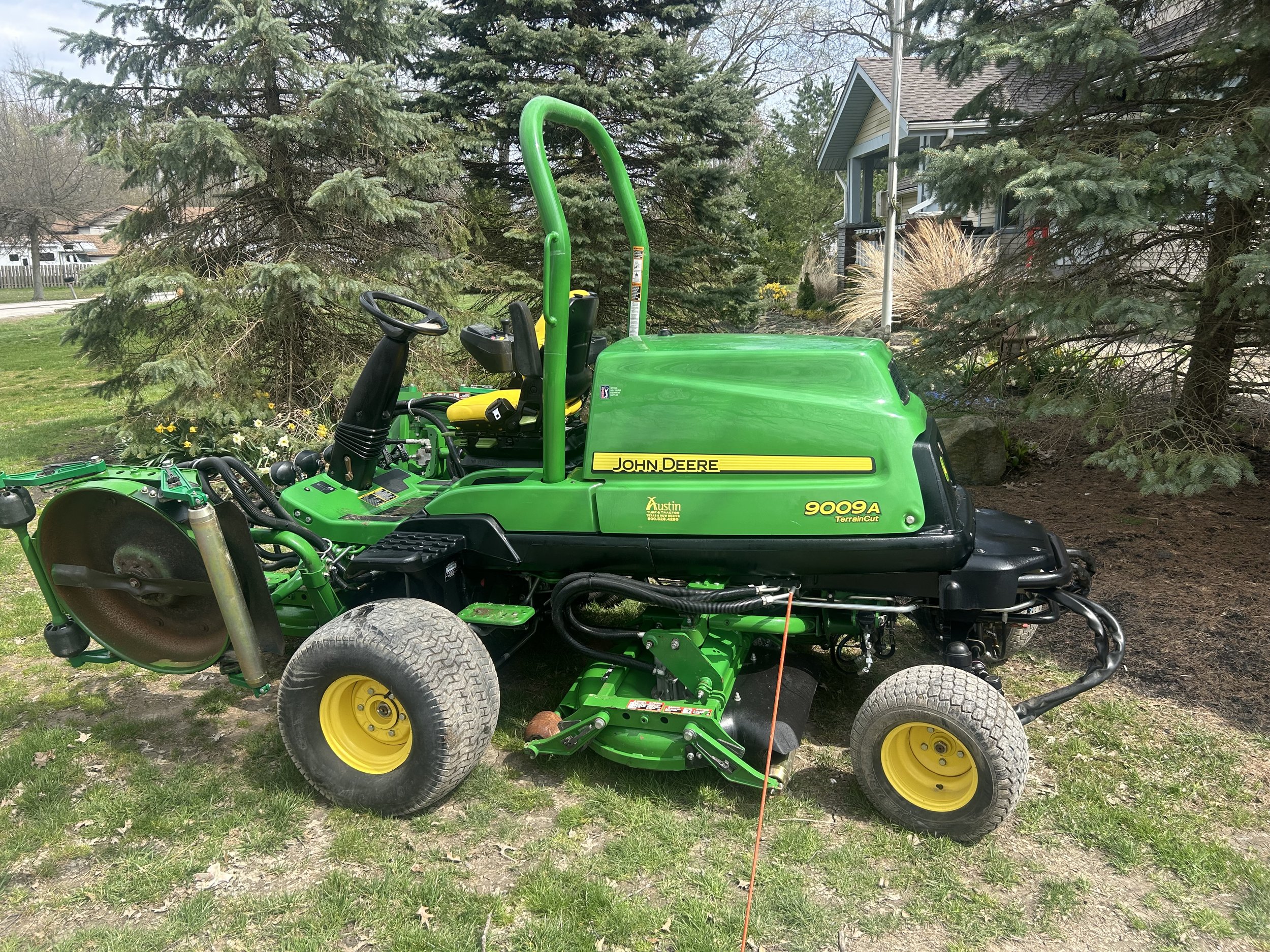 2018 John Deere 9009A 5 deck contour mower