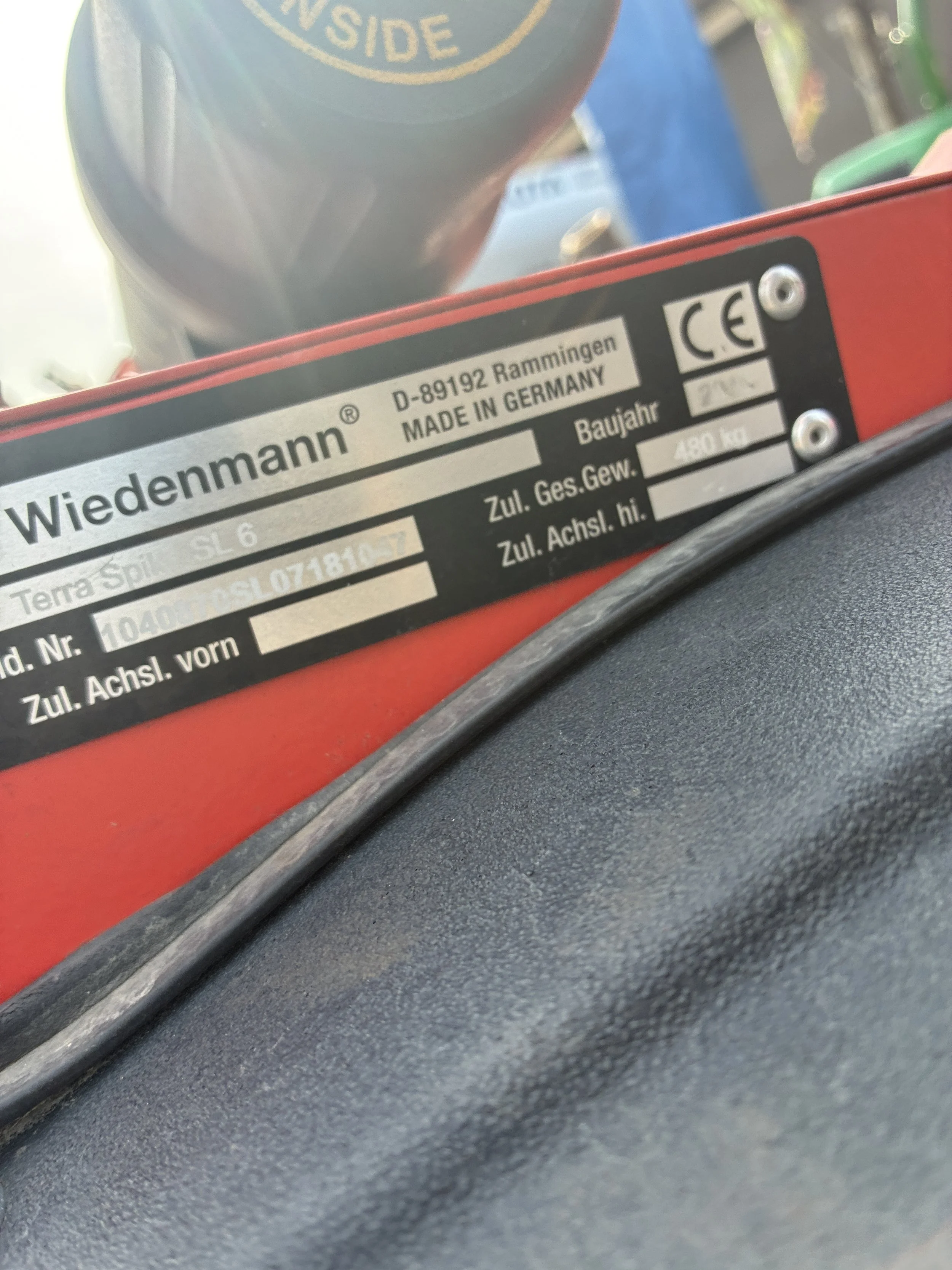 2017 Wiedenmann  SL6  deep tine aerator