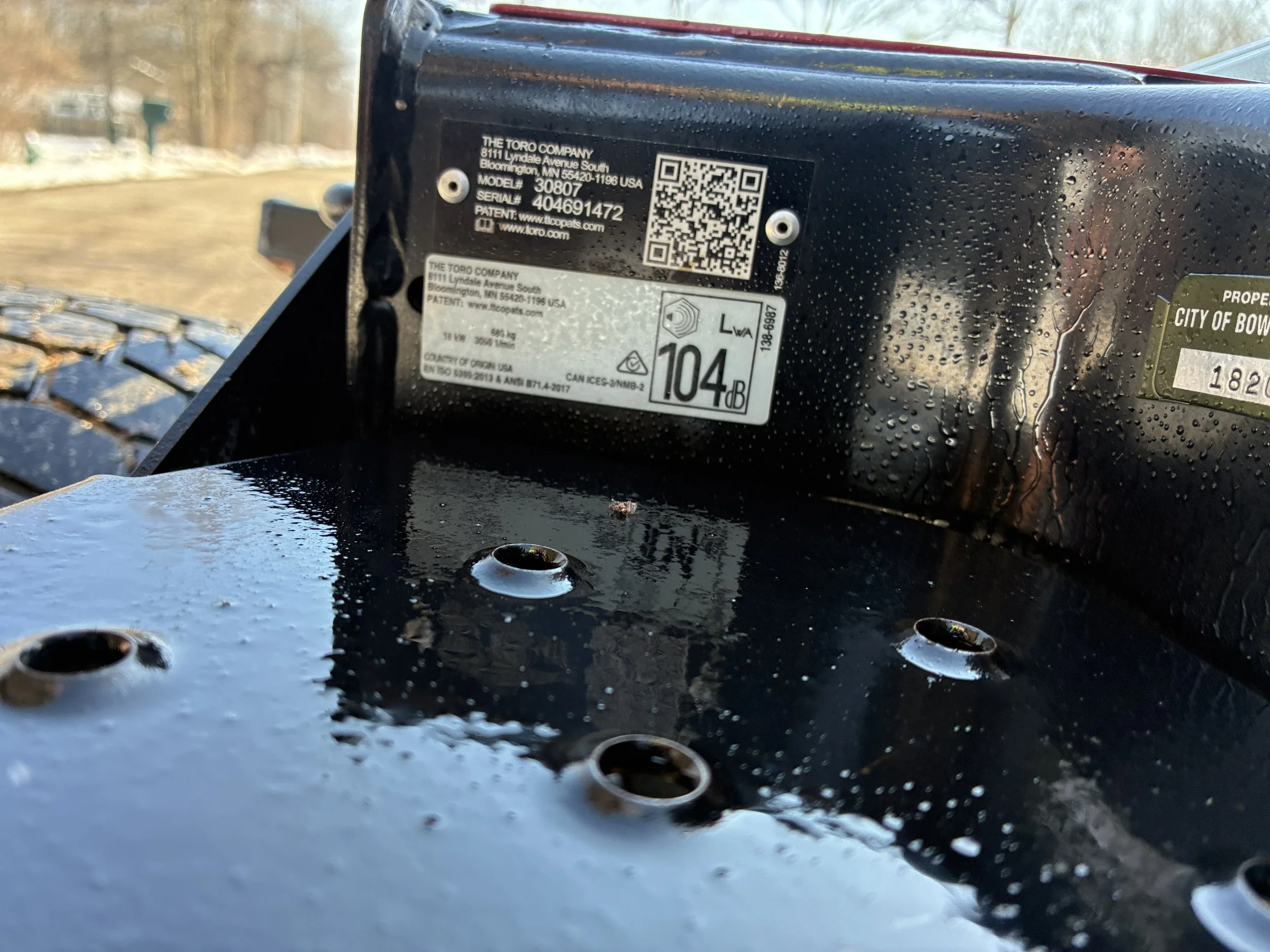 2019 Toro 3500D sidewinder