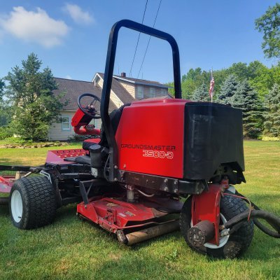 2010 Toro 3500D sidewinder mower $10995
