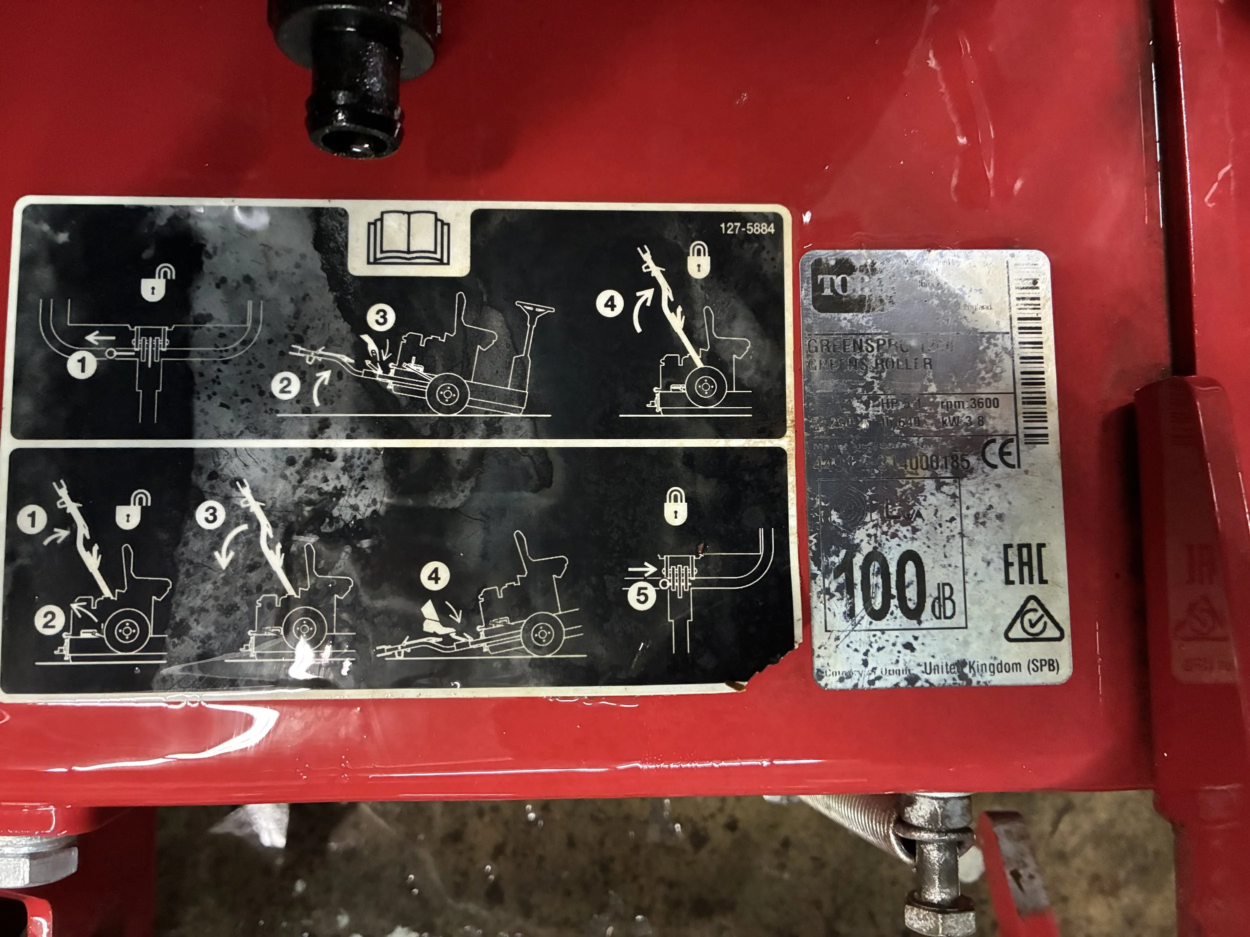 2014 Toro 1240 greens roller