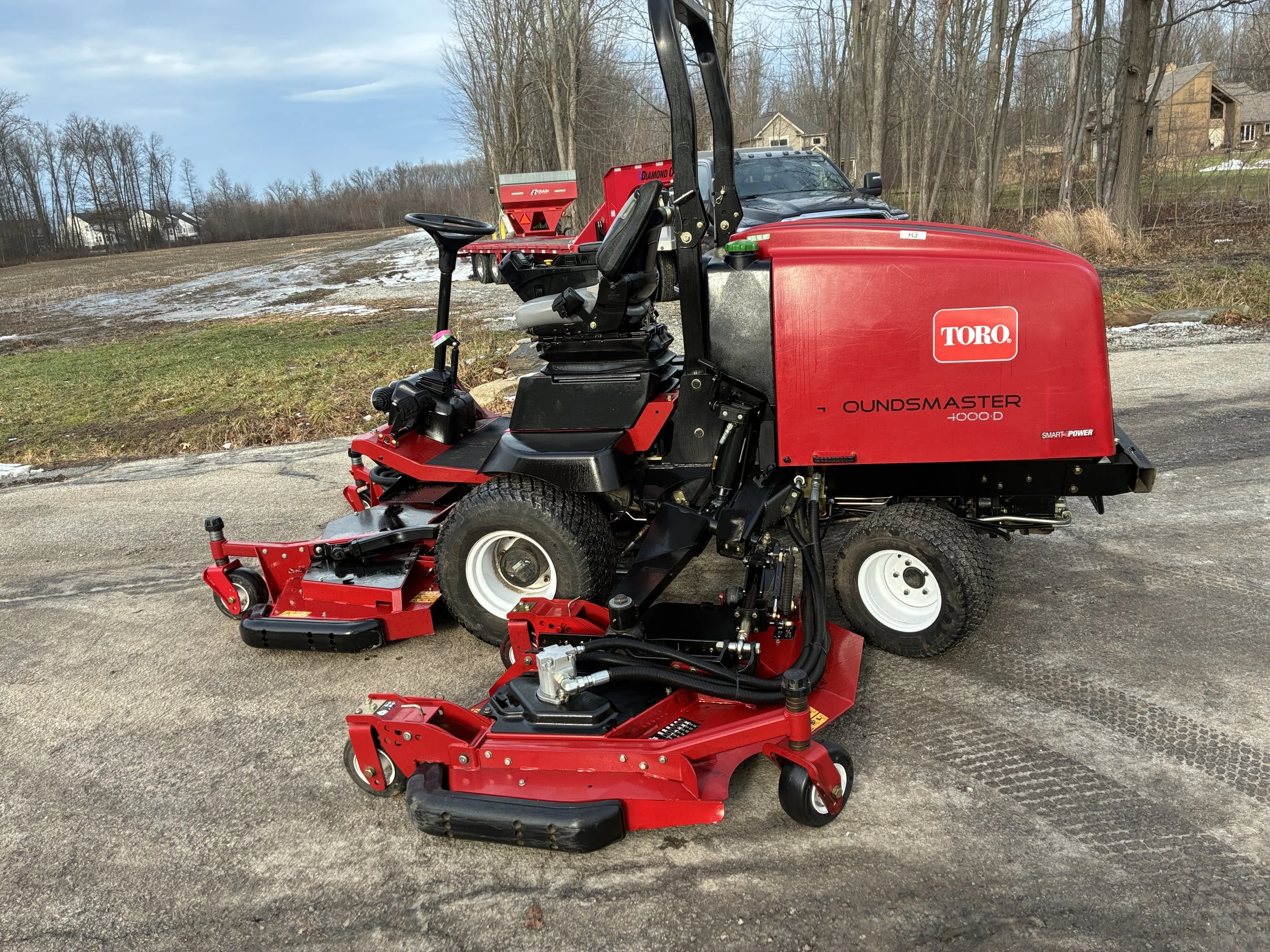 2020 Toro groundmaster 4000D   1391 key on hrs