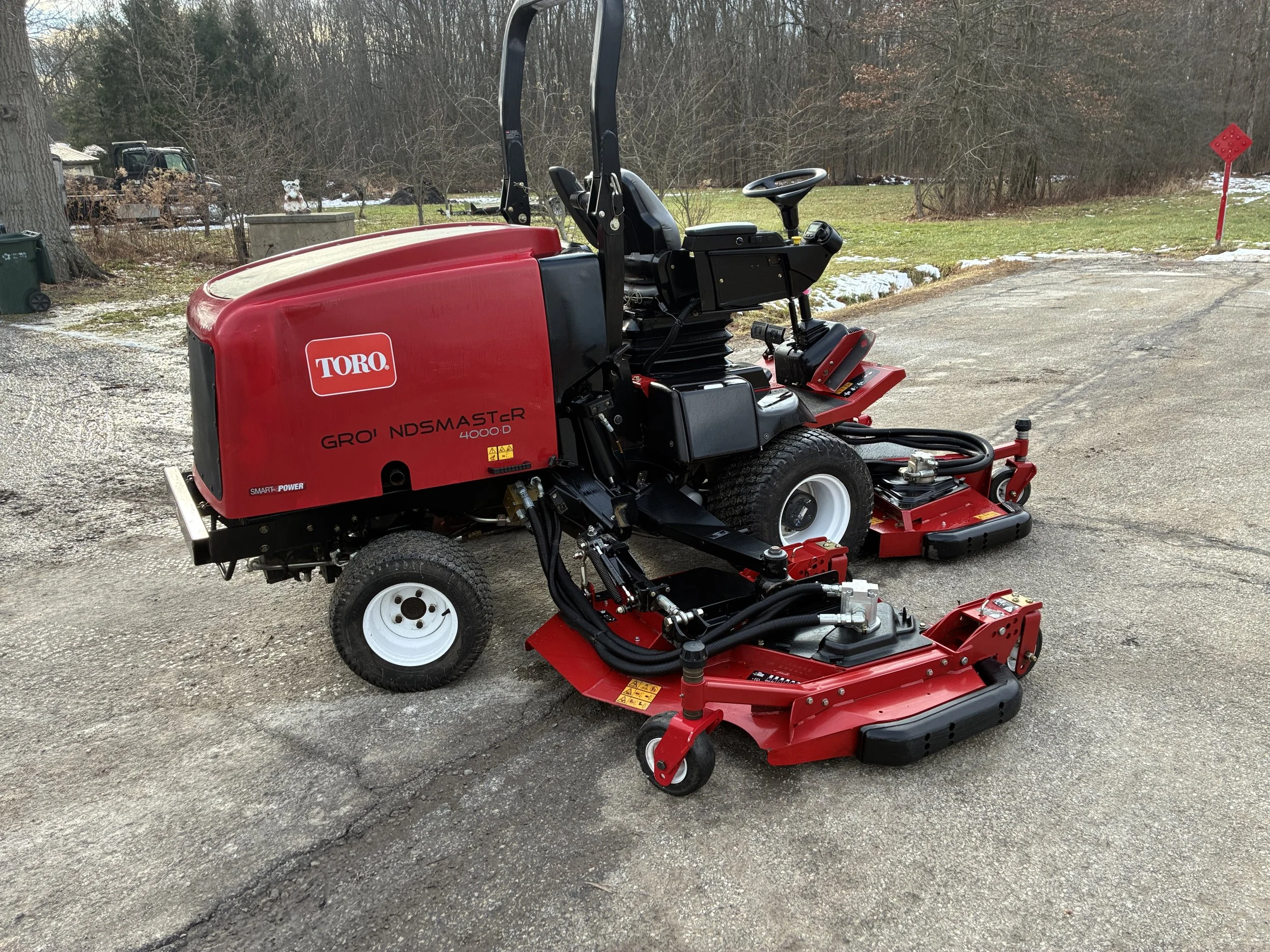 2020 Toro groundmaster 4000D   1391 key on hrs