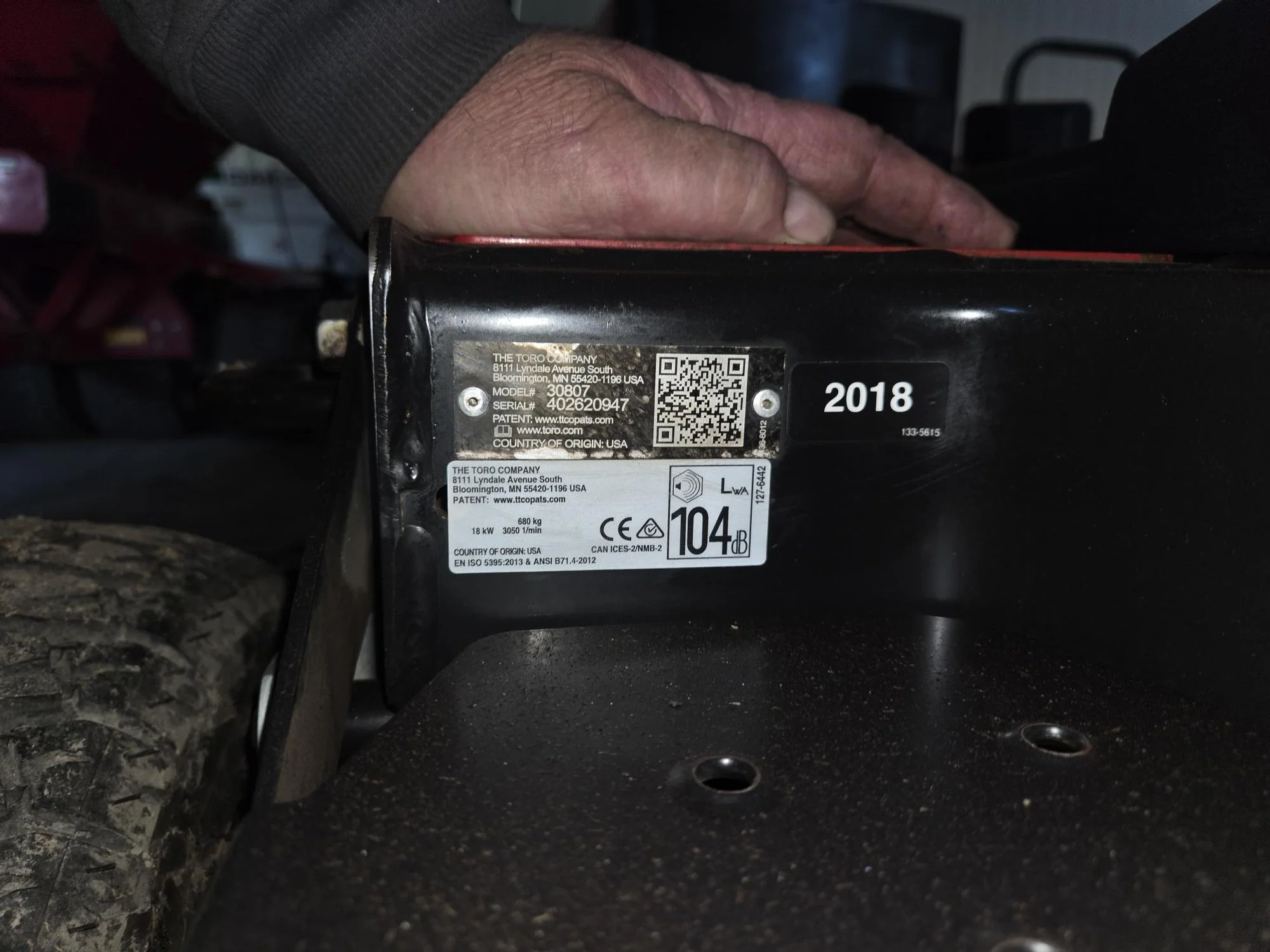 2018 Toro  3500D sidewinder