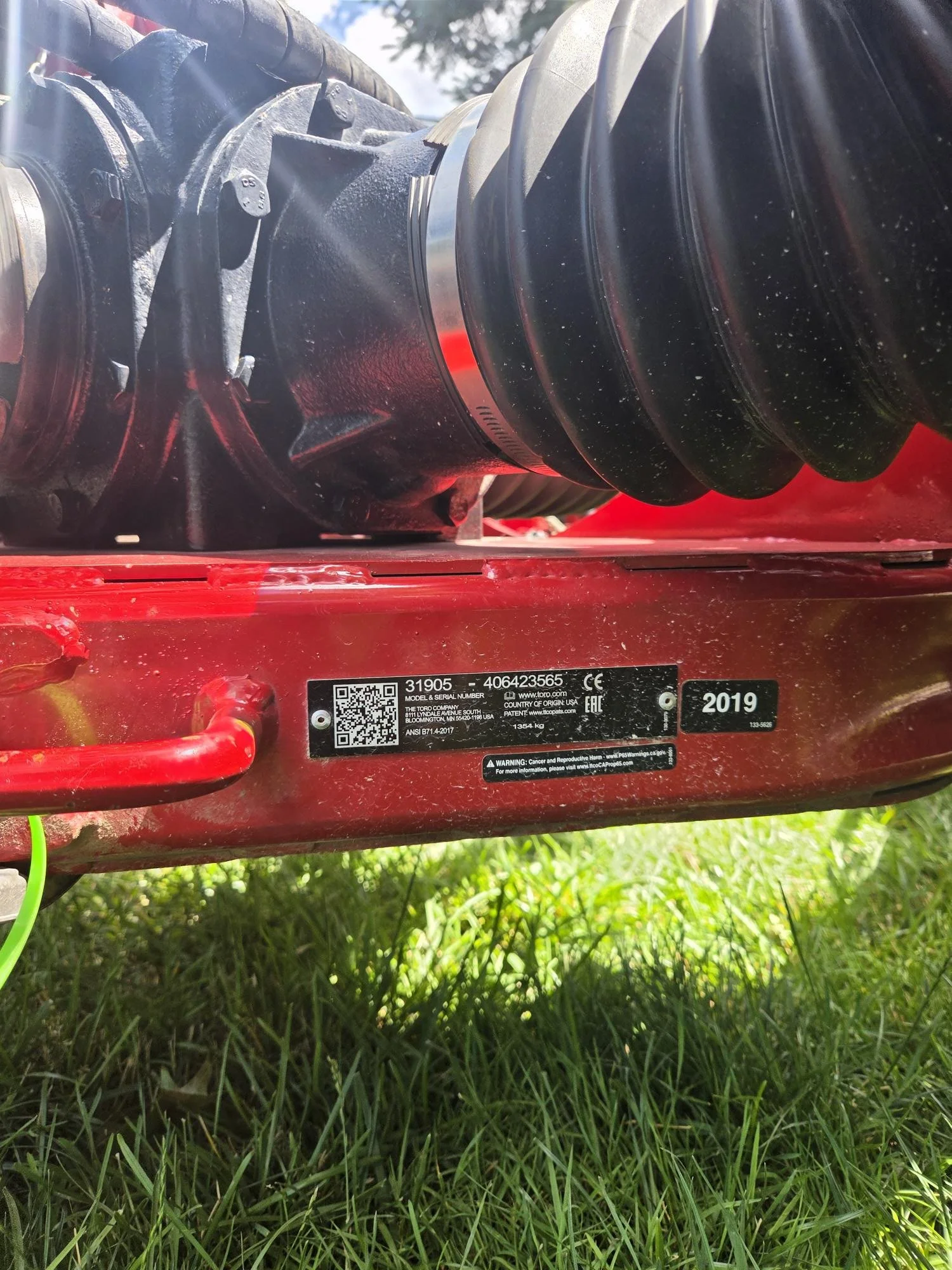 2019 Toro groundsmaster 3 deck finish mower model 1200