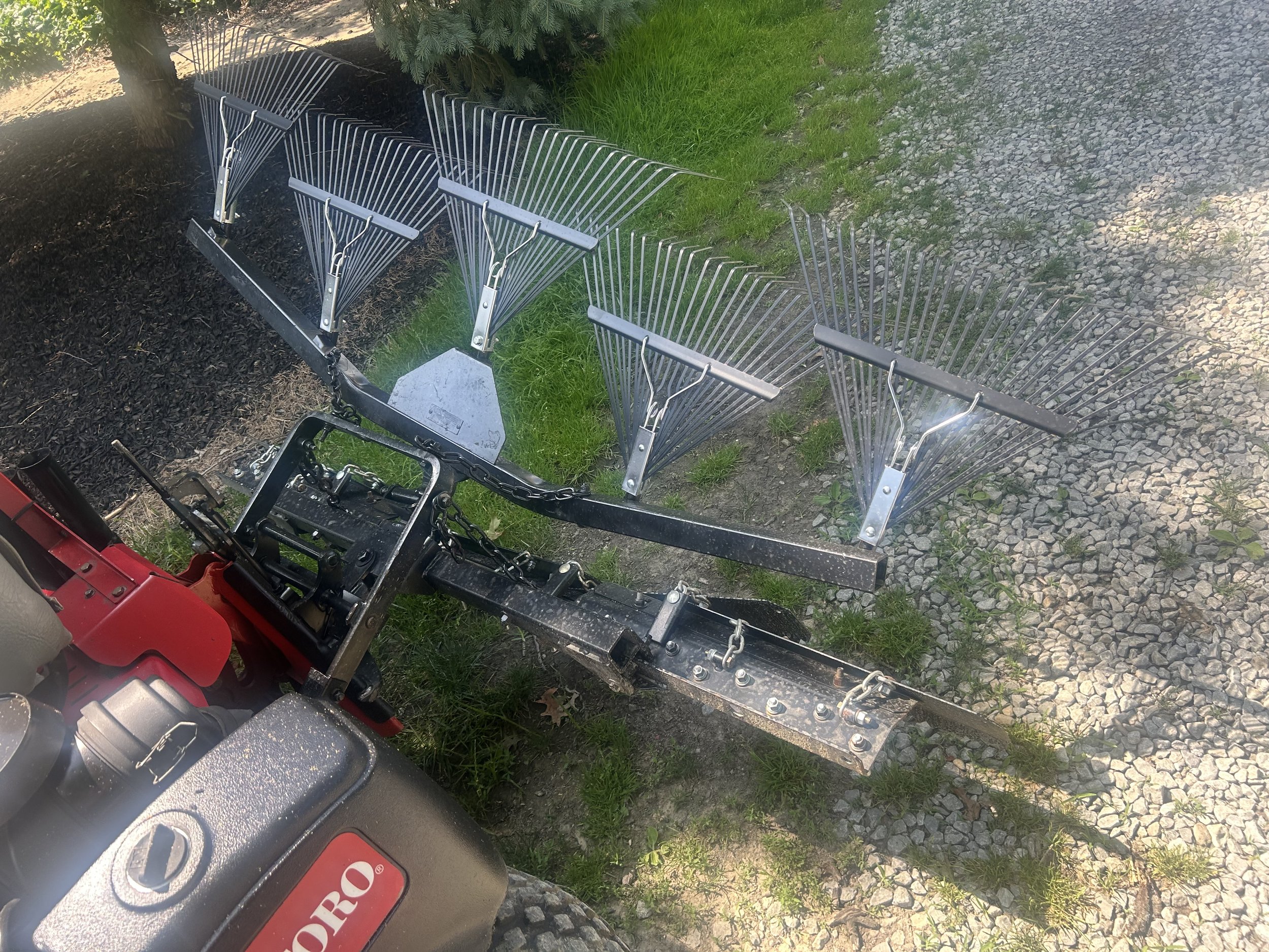 2019 Toro 5040 with front plow ,mid rakes and rear rakes $14995
