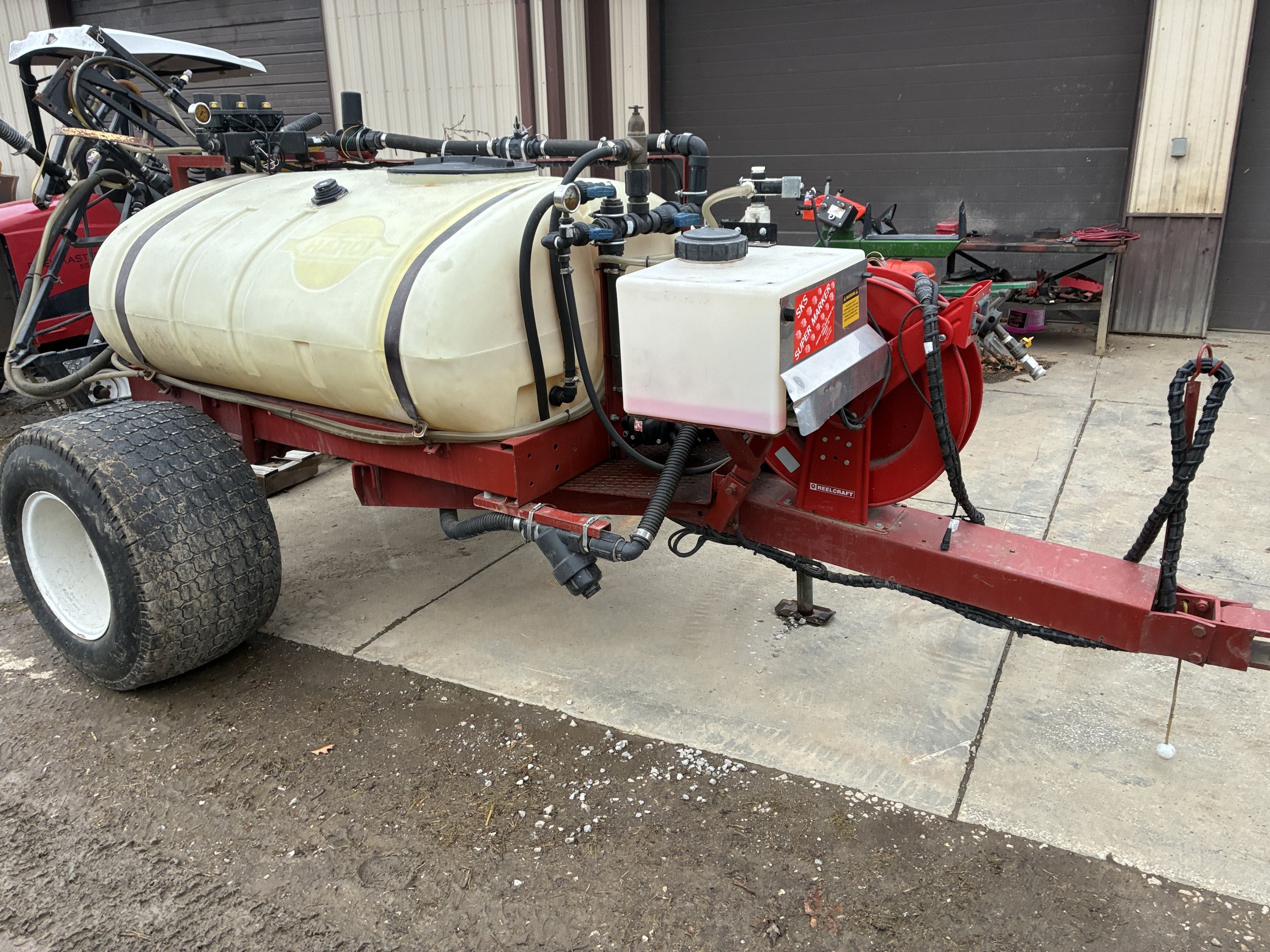 300 Gallon Hardi tow behind turf sprayer