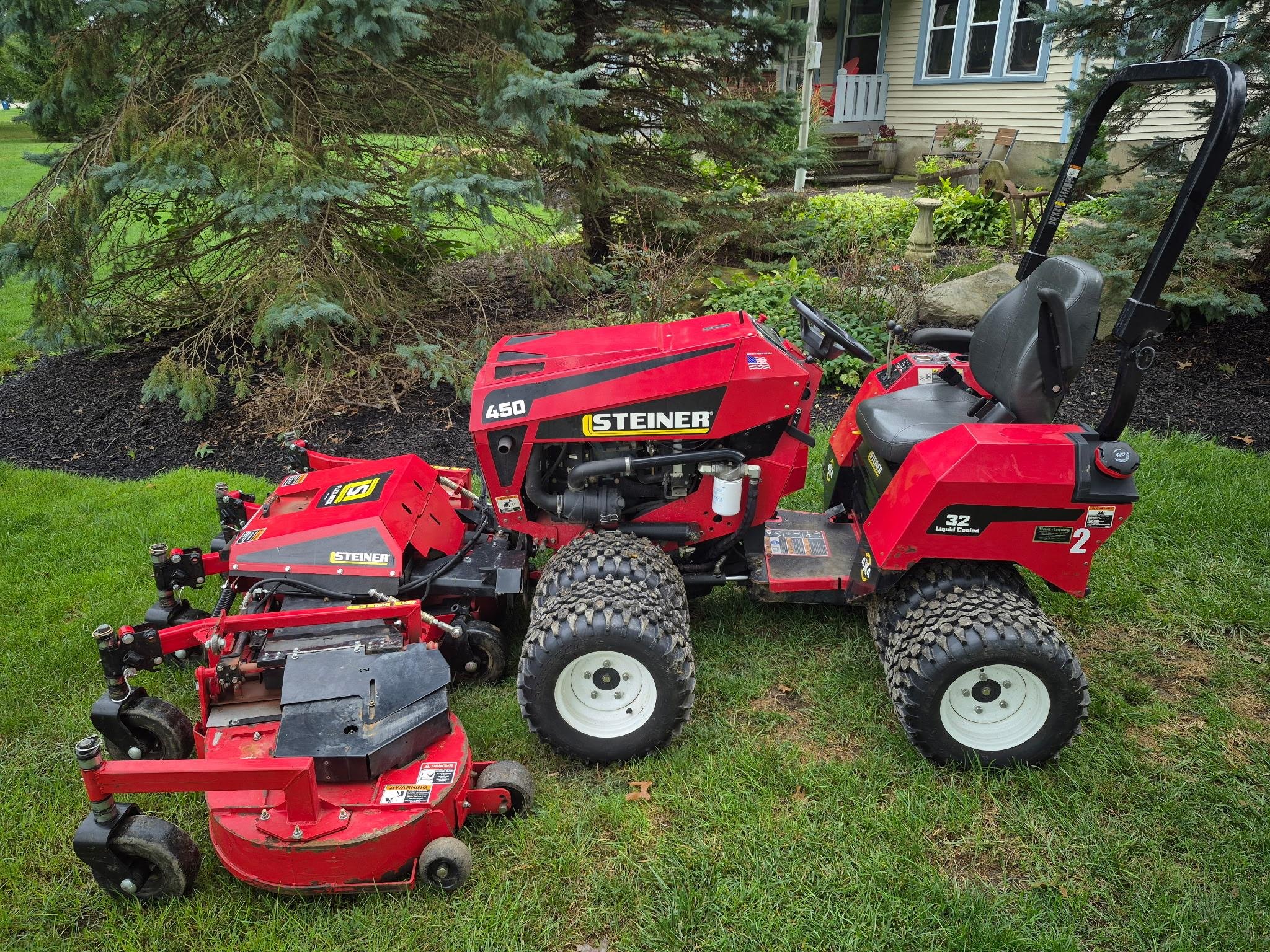 Steiner 450 with 80 in deck