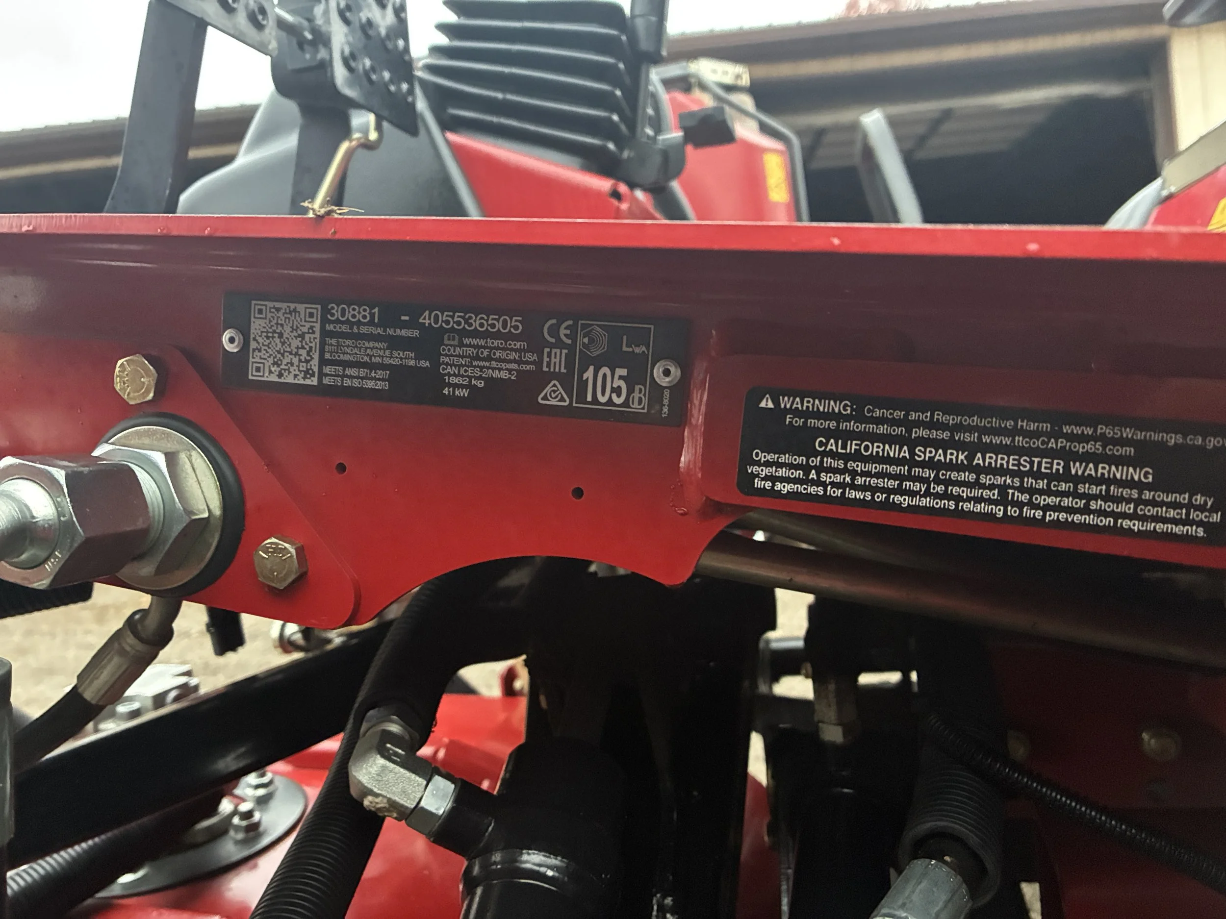 2020 Toro groundsmaster 4500D $49,995