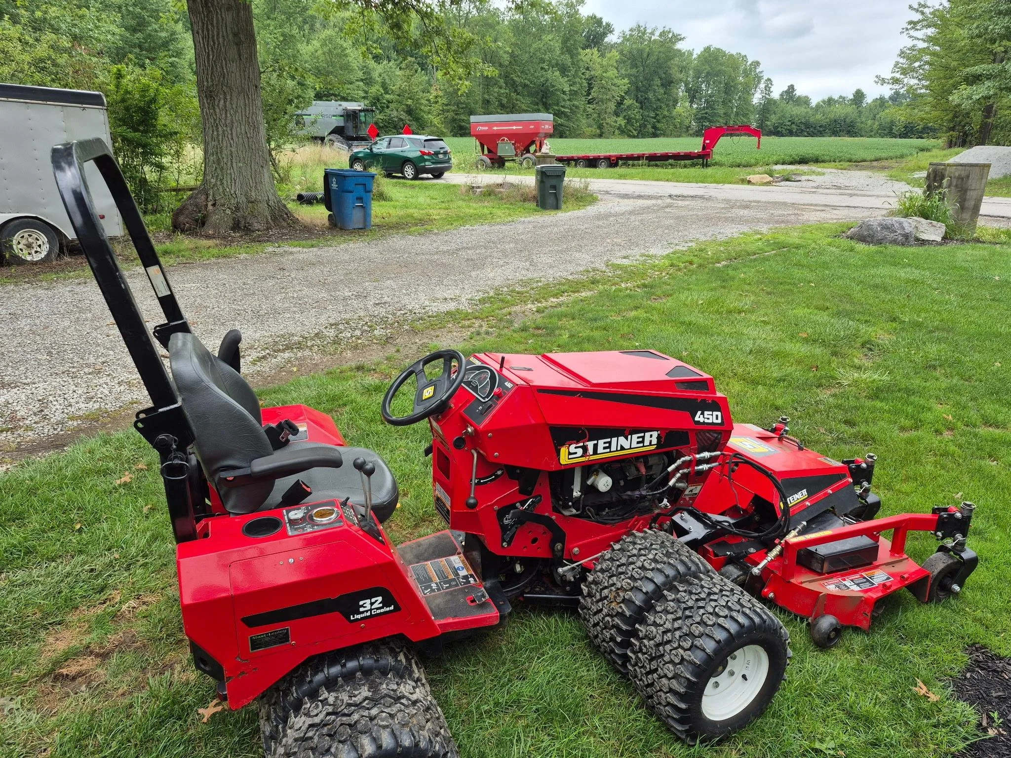 Steiner 450 with 80 in deck