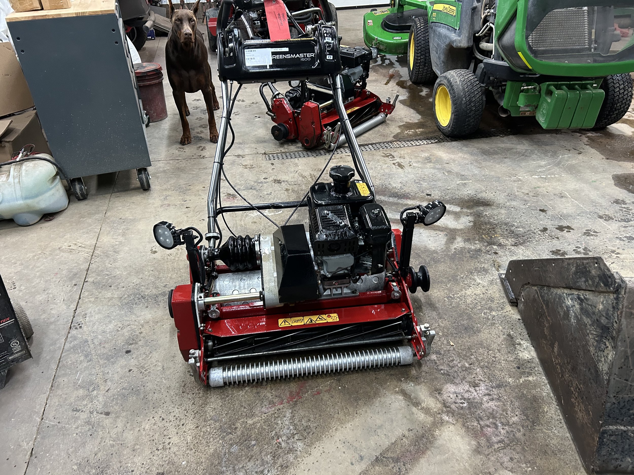 2018 and a 2019 26 in Toro walking greensmower model 1600