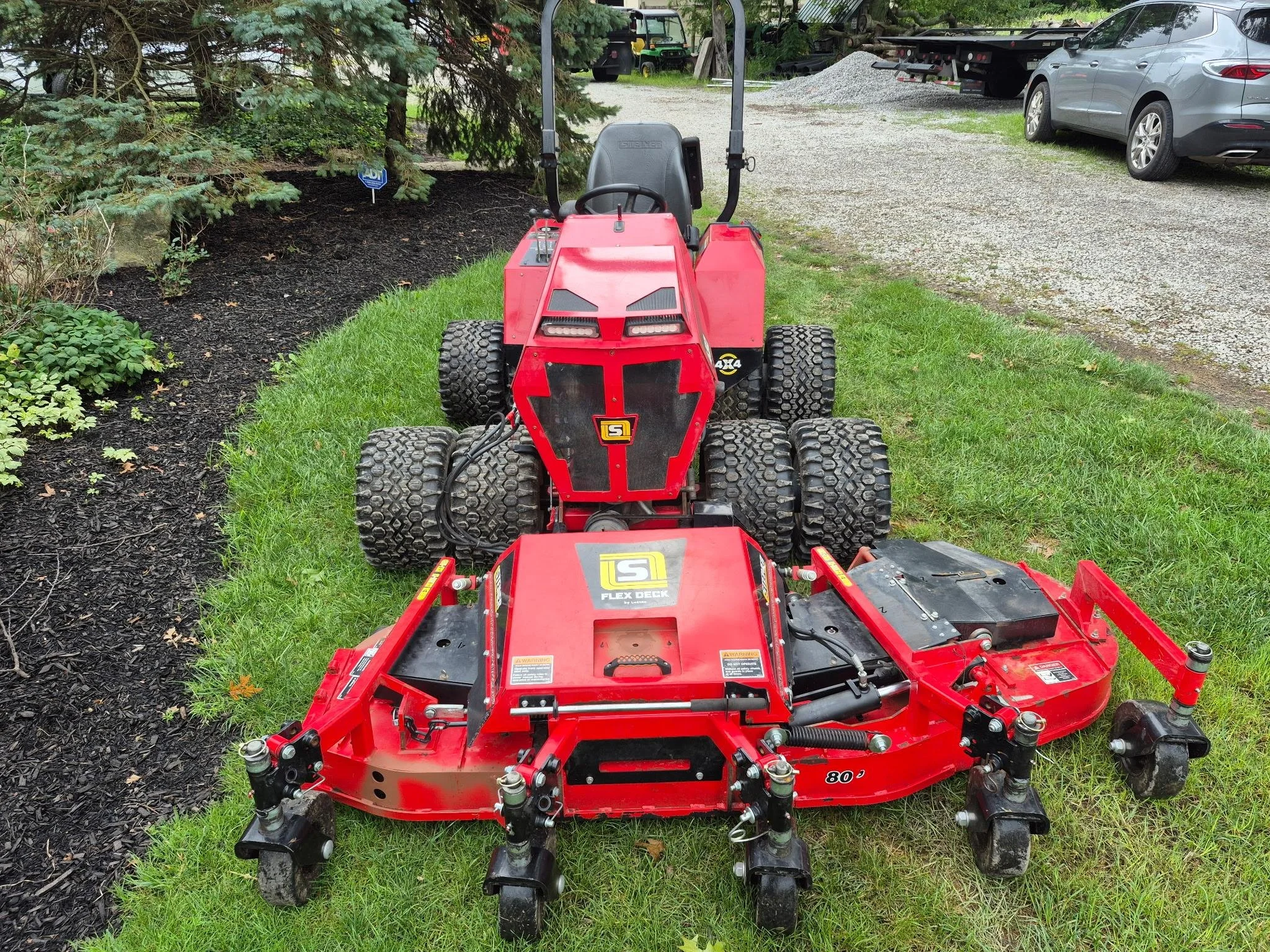 Steiner 450 with 80 in deck