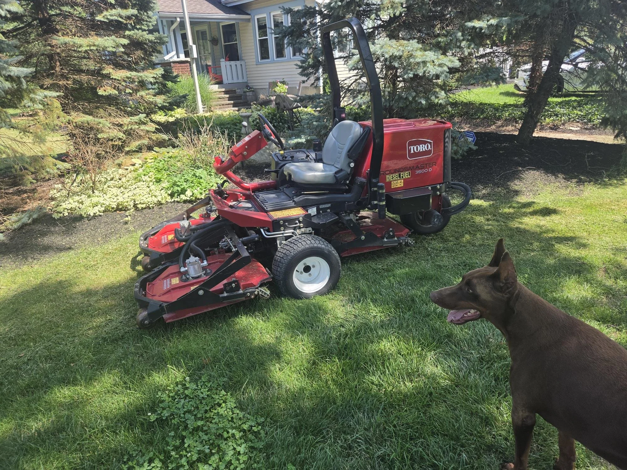 2017 Toro groundsmaster 3500D sidewinder  Very clean unit
