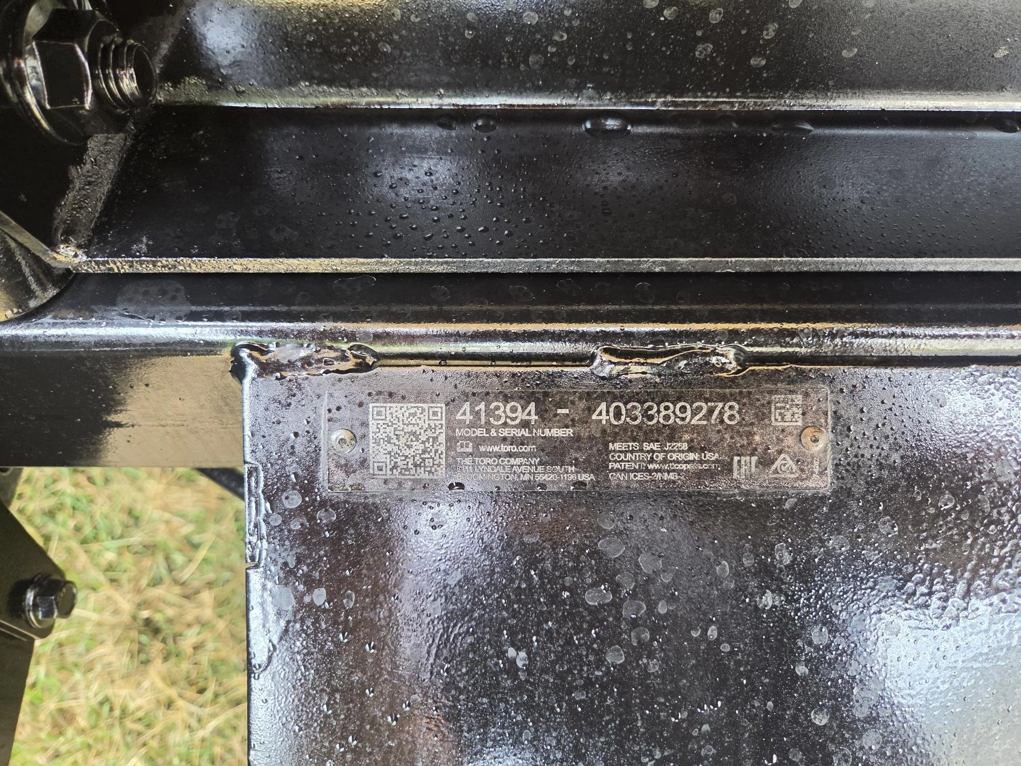 2018 Toro 5800 sprayer 300 gallon