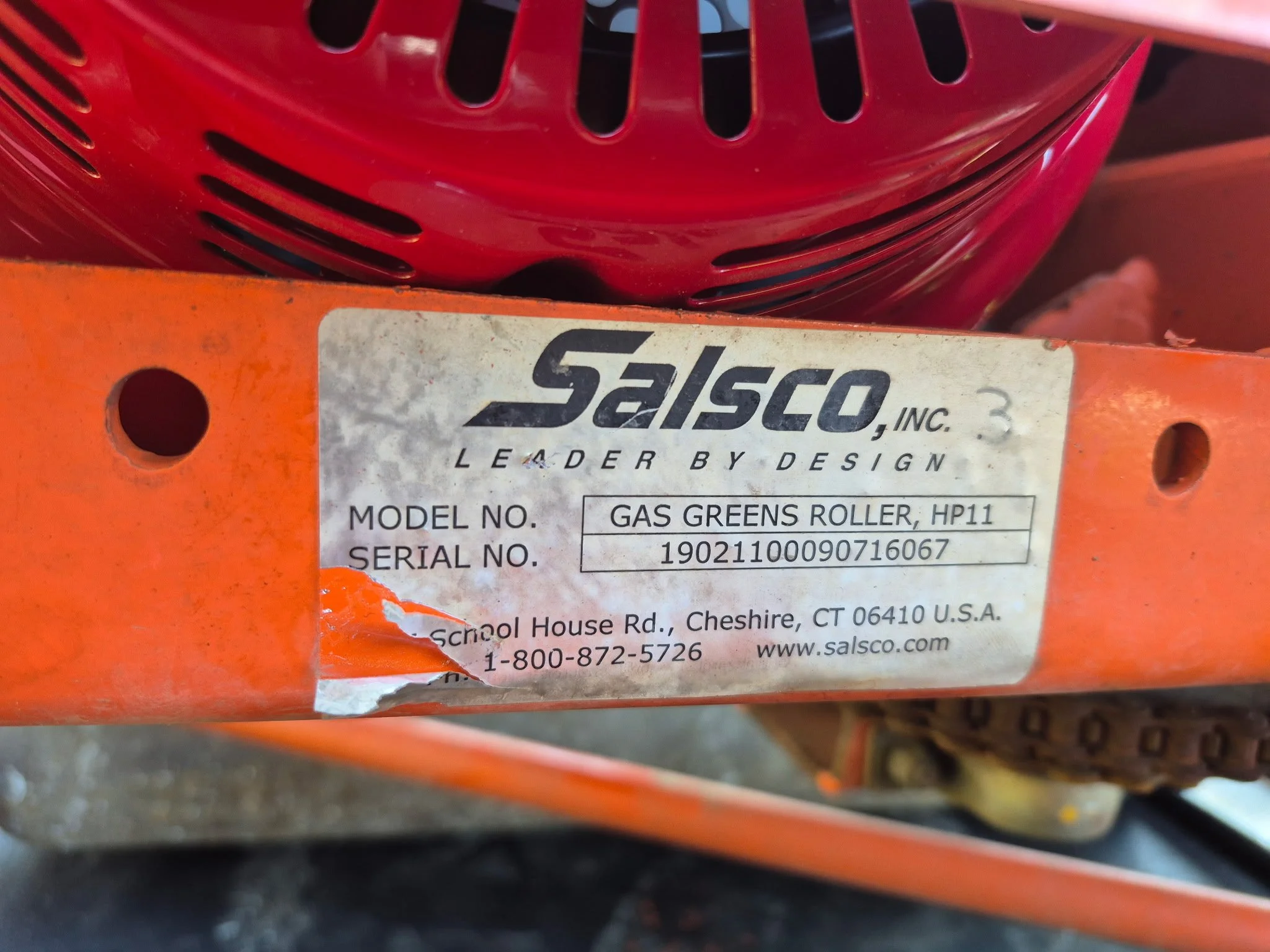 2019 Salsco Greens roller HPII new engine