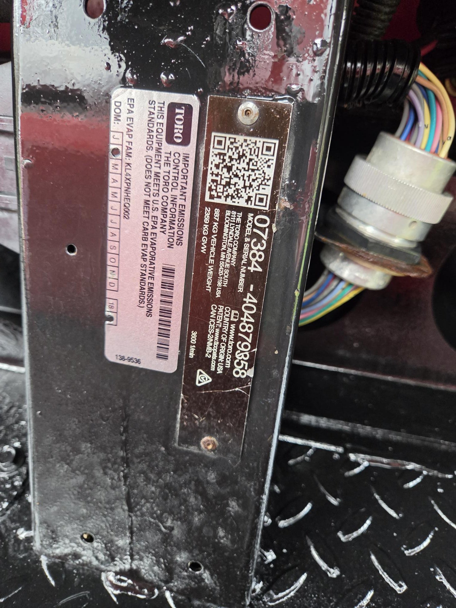 2019 Toro HDX workman  kubota gas