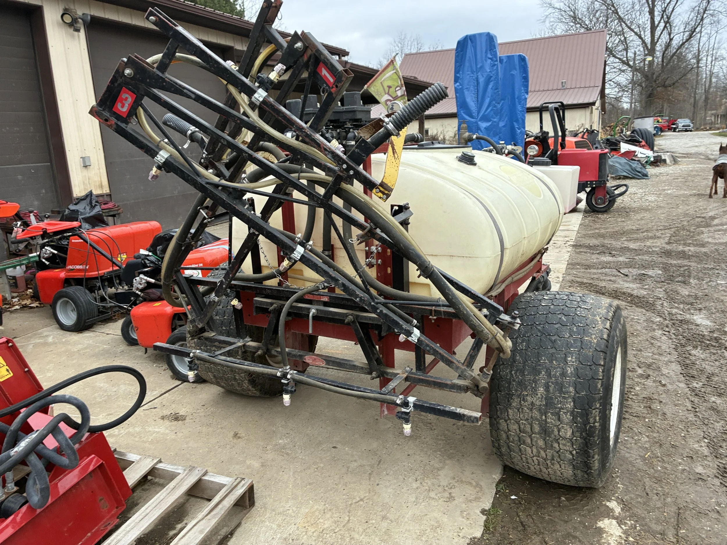 300 Gallon Hardi tow behind turf sprayer