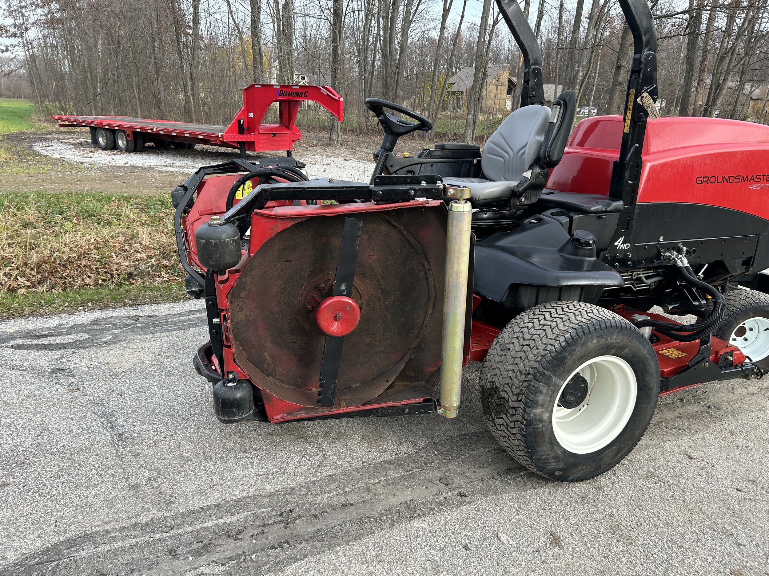2017 Toro 4500 D 5 deck rotary mower 4 wheel drive