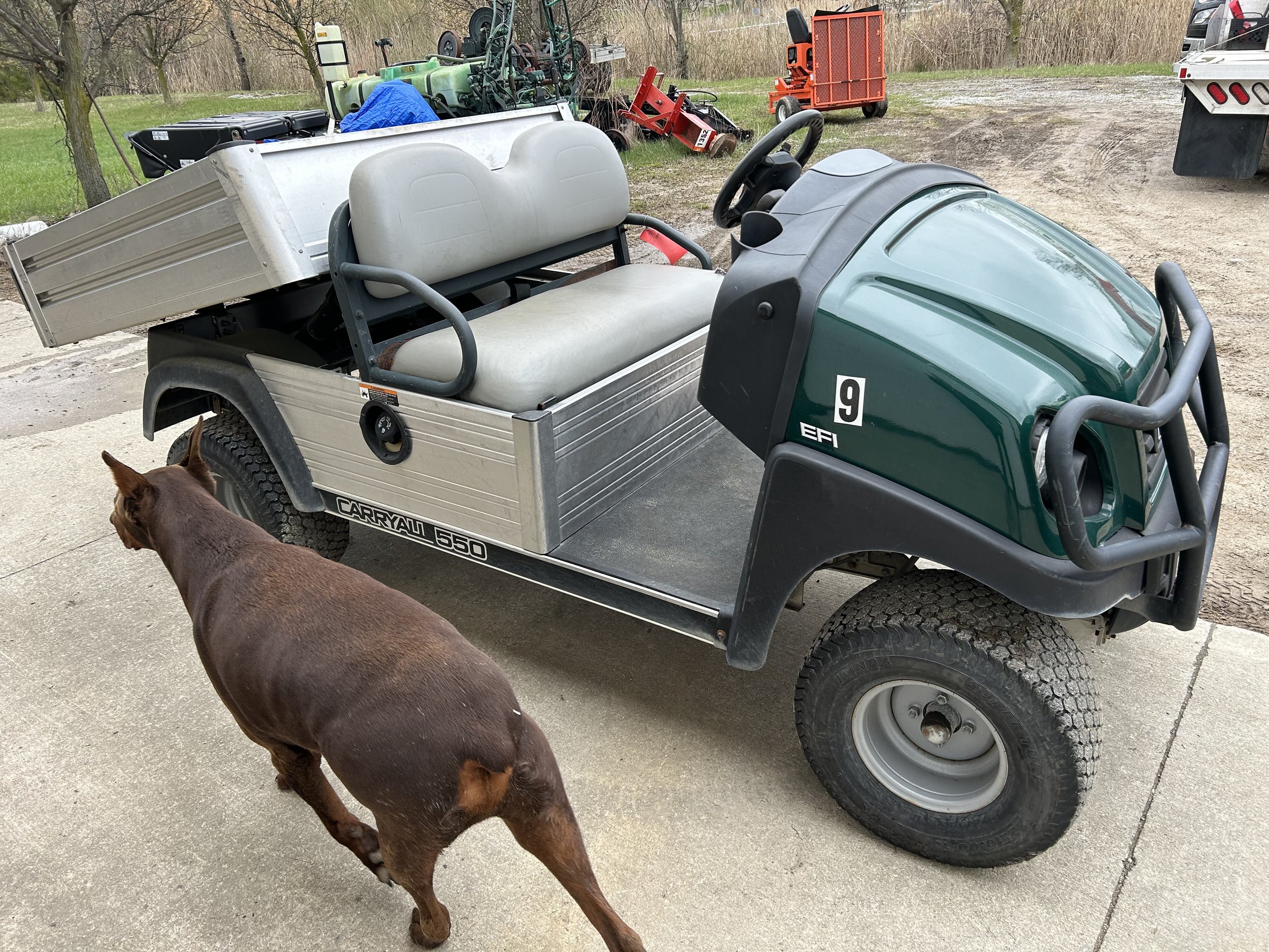 2021 Clubcar carryall 550 with electric dump