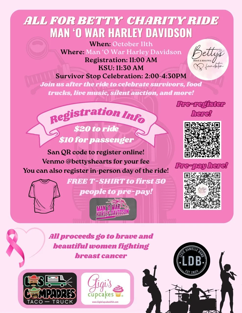 All for Betty Charity Ride