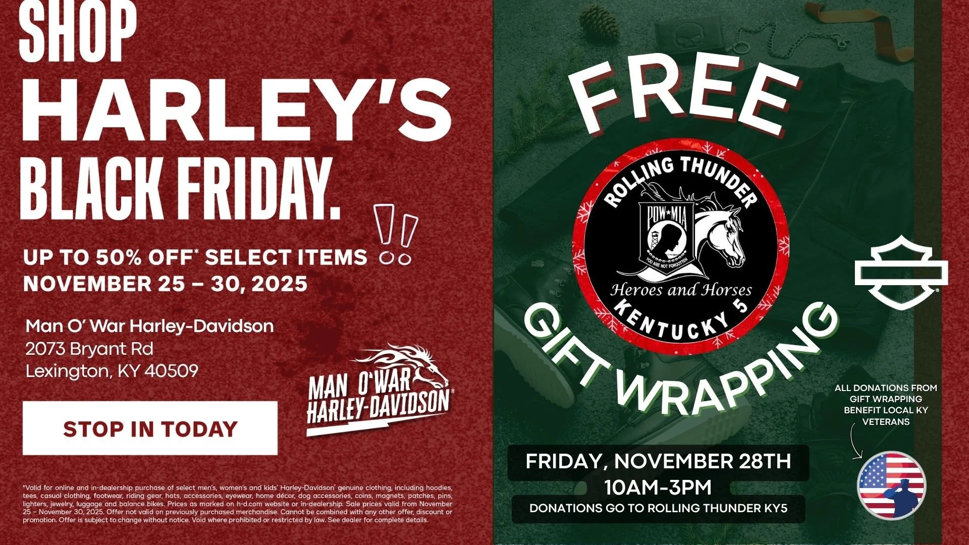 Black Friday Sale and Free Gift Wrapping
