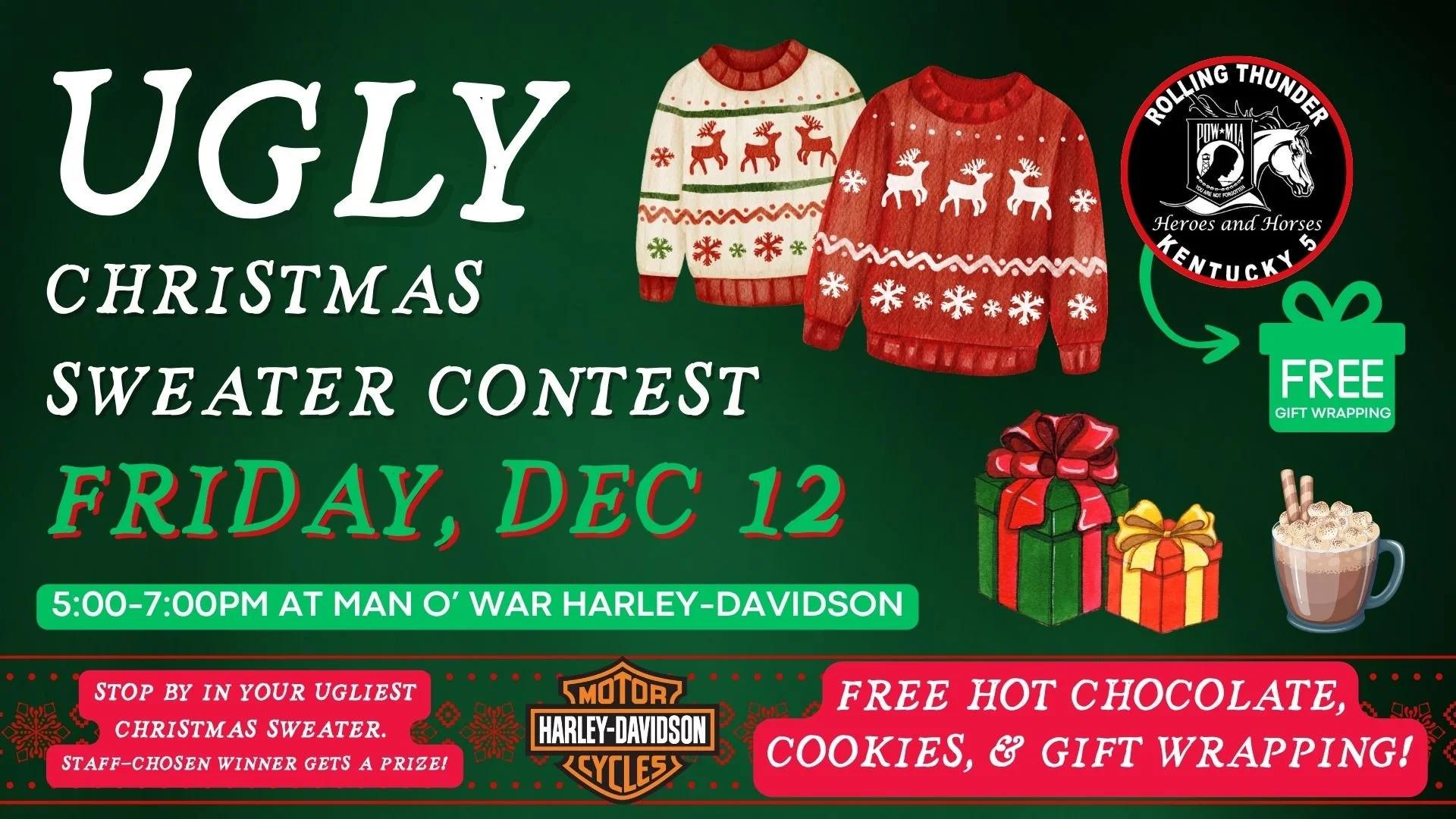 Ugly Christmas Sweater Contest