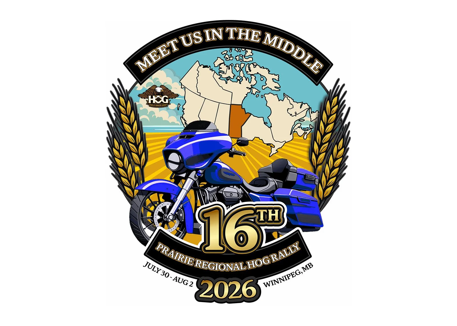 Meet Us in the Middle Prairie Regional HOG Rally