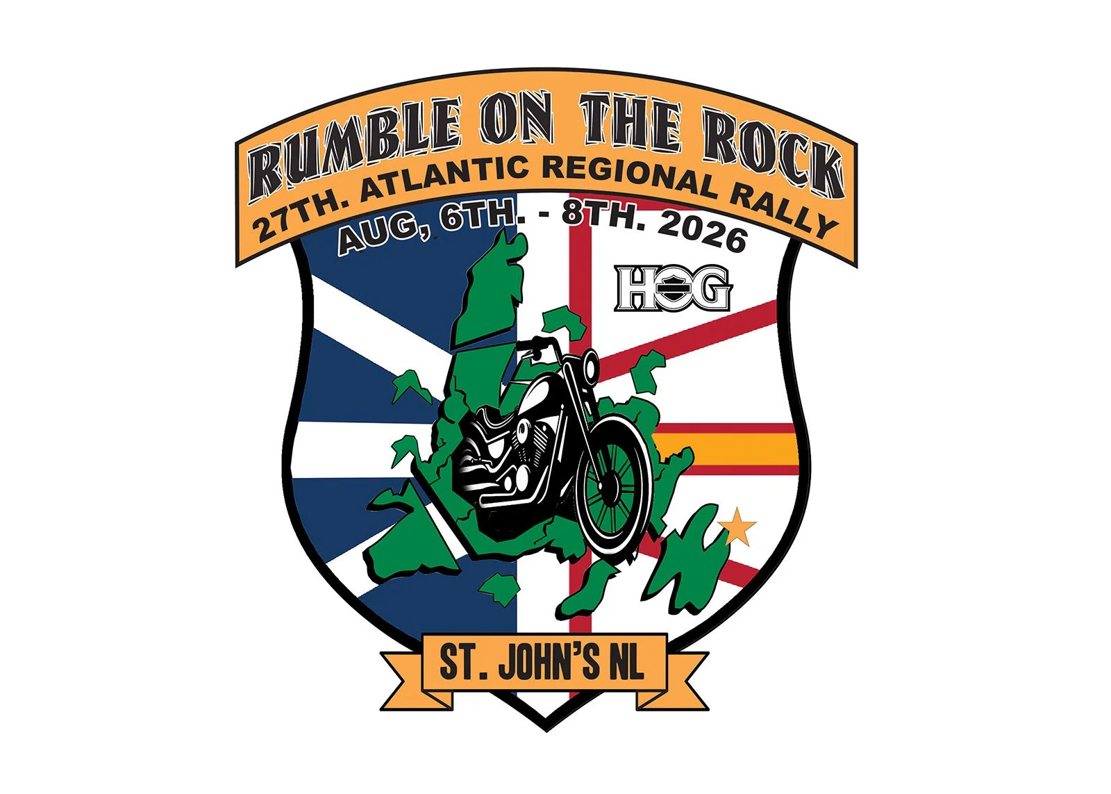 RUMBLE ON THE ROCK. 27TH ATLANTIC REGIONAL HOG RALLY