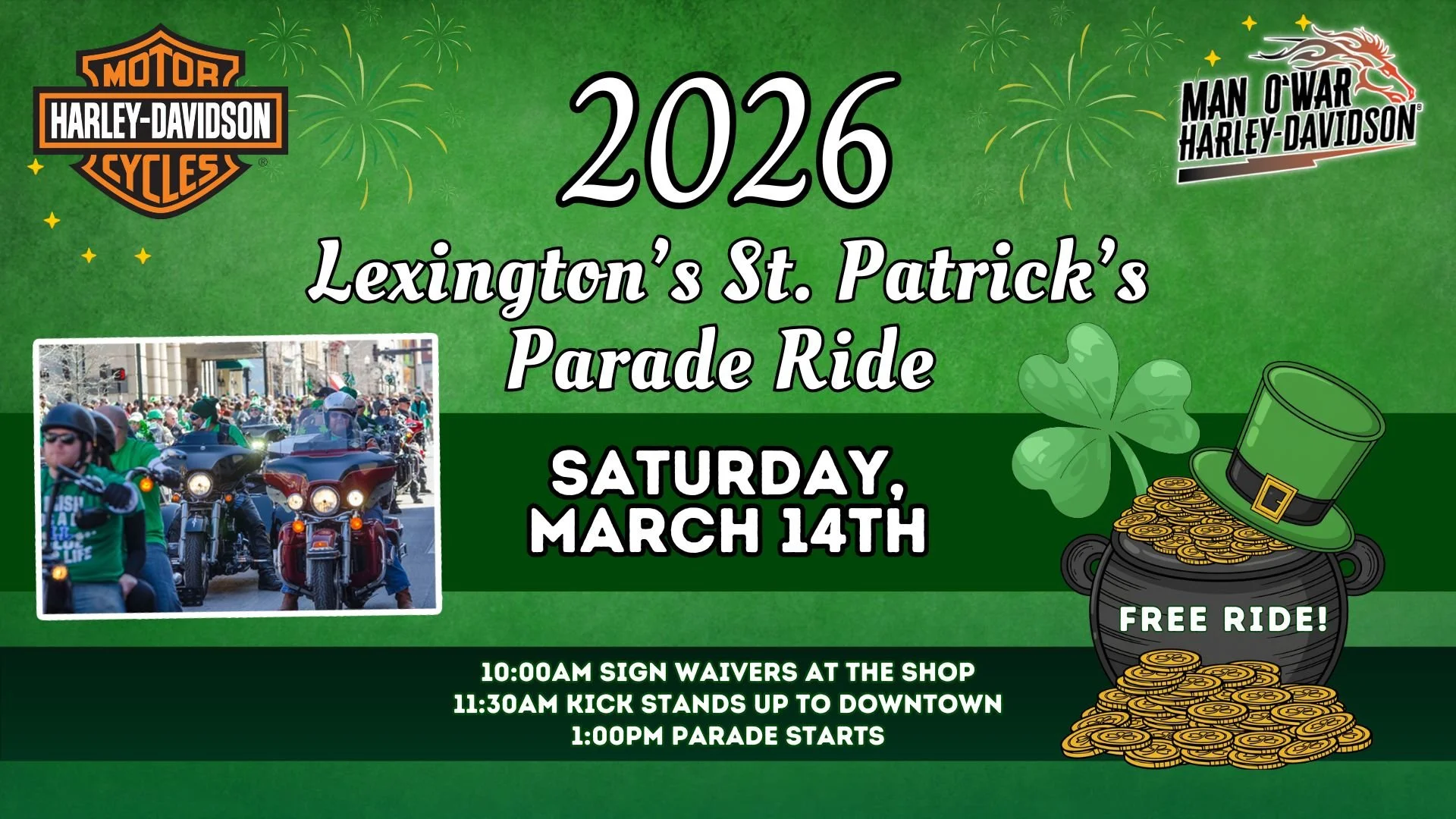 St. Patrick's Day Parade (Chapter Open Event)