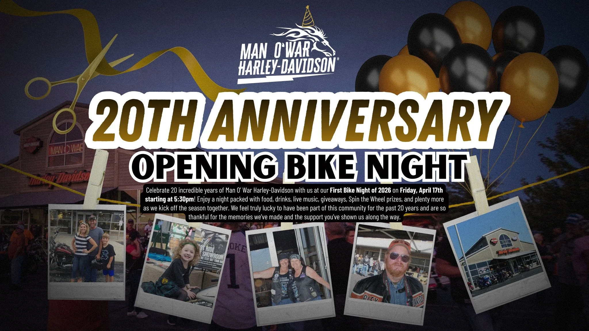 20th Anniversary Opening Bike Night (Chapter Open Event)