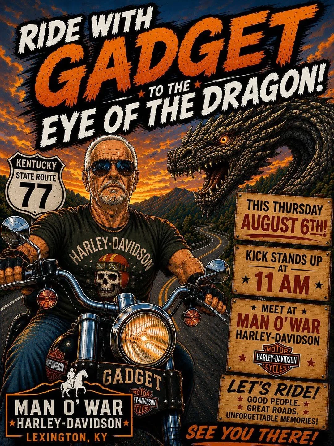 Ride to the Eye of the Dragon