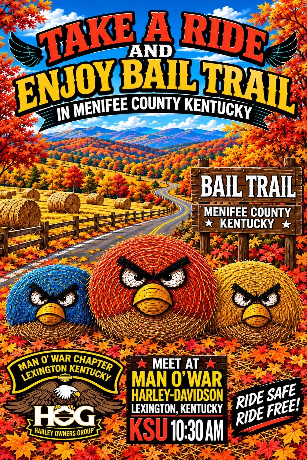 Ride the Menifee County Bale Trail
