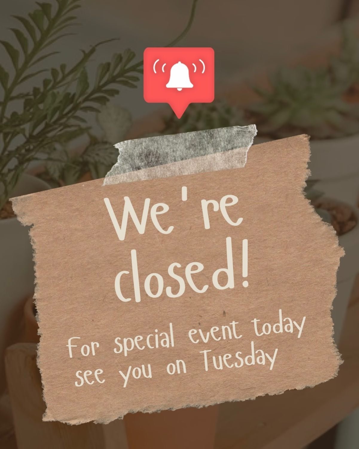 Hello Chambana, our store will closed on May 20th for special event, and resume regular business hour on Tue from 8am to 6pm! Thank you for your understanding and see you all on Tuesday! 💗🥐☕️