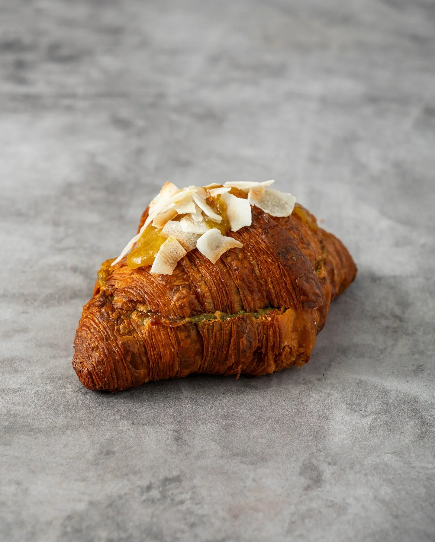 NEW PASTRY LINEUP

TRIPLE M CROISSANT &ndash; Matcha almond cream, mango&ndash;passionfruit gel, mochi, toasted coconut.

CHOCO ALMOND CROISSANT &ndash; Dark chocolate, almond cream, chocolate batons, toasted almonds.

KOREAN SANDWICH CROISSANT &ndas