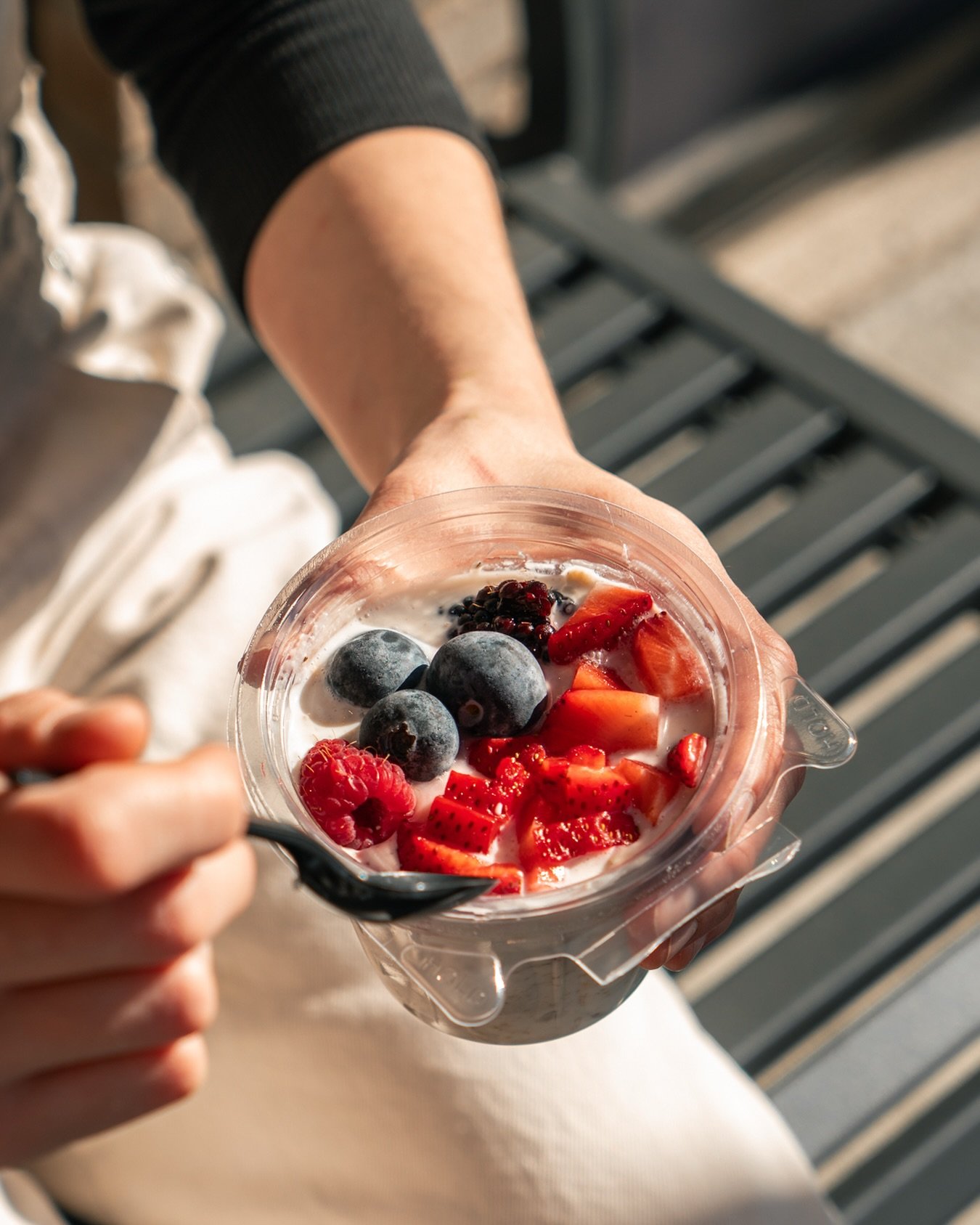 Overnight Oats 🥄
Topped with fresh berries and kissed with a little yuzu extract, breakfast is covered.

There&rsquo;s a reason we always sell out before noon.

-

-

-

-

#bakelab #brewlab #breakfast #grabandgo #overnightoats #bakery #coffee #uiuc