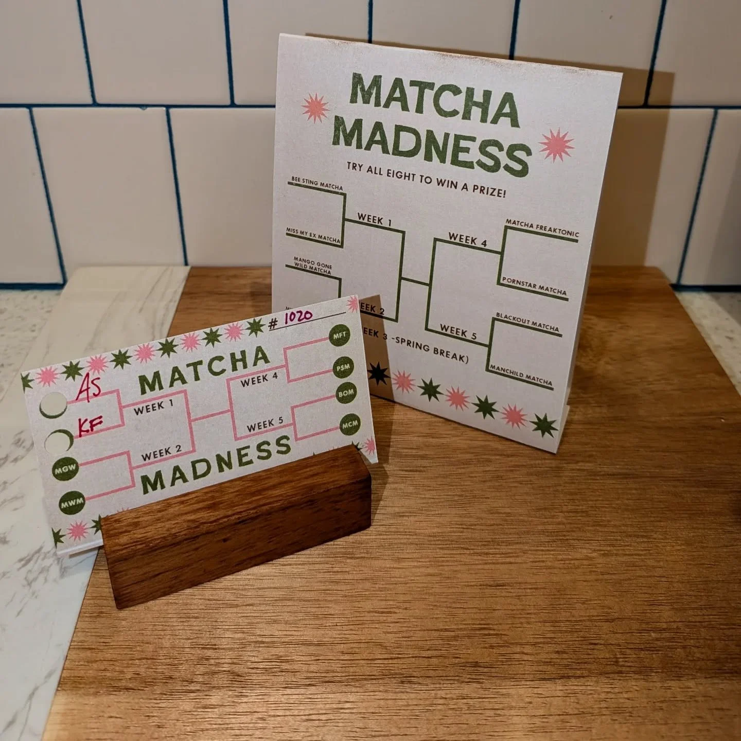 week 1 is almost gone&hellip; but you&rsquo;re not too late 💚

if you didn&rsquo;t grab a punch card yet for matcha madness, consider this your warning. the week 1 drinks were supposed to disappear, but we&rsquo;re keeping them around for one more w