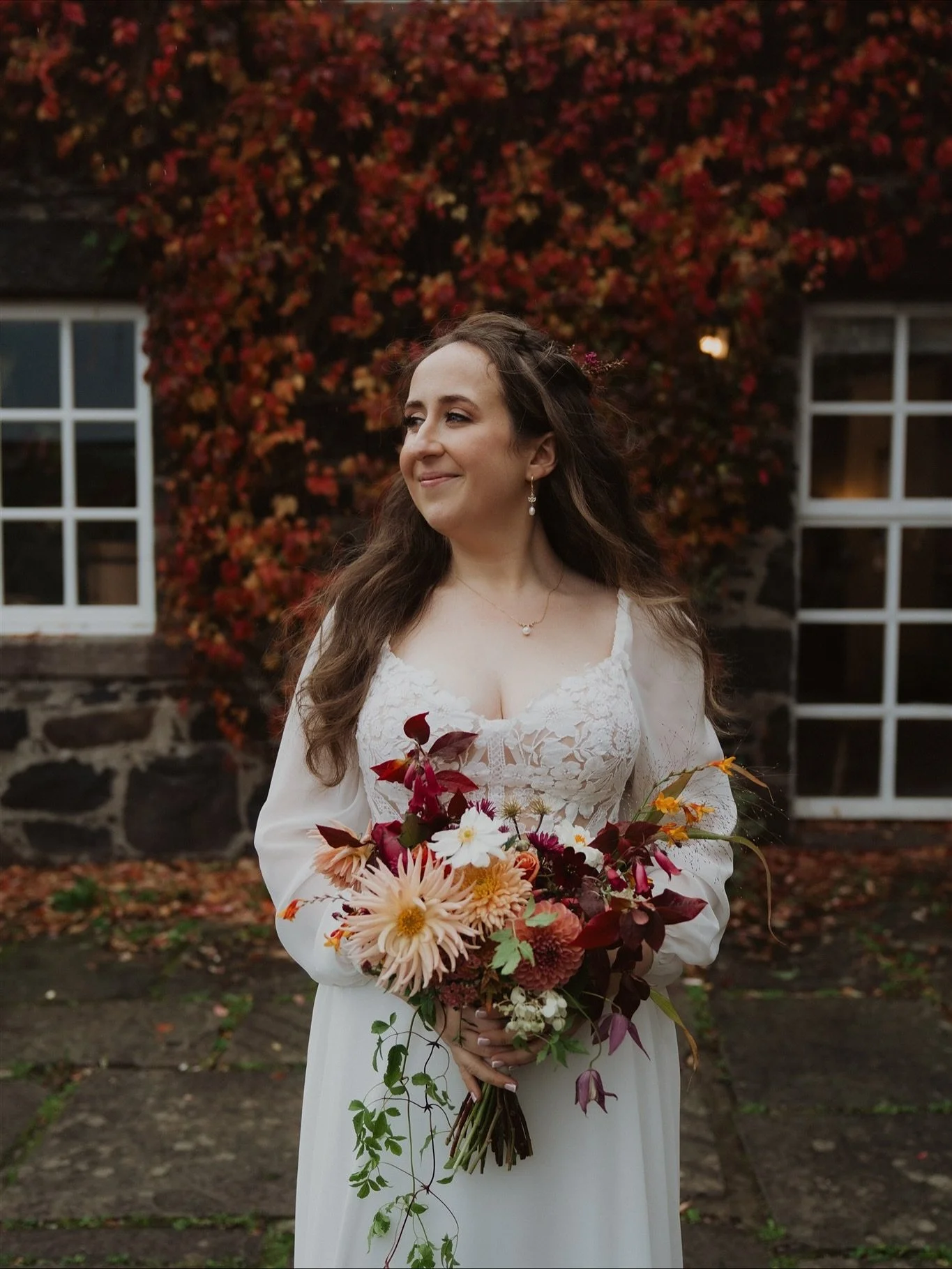 S &amp; F had the most beautiful autumnal day at the incredible Comrie Croft earlier this month. A day after storm Amy, the weather was a wee bit wild, but it made cosying up in the barns even better. 

Their day was filled with laughter and family, 