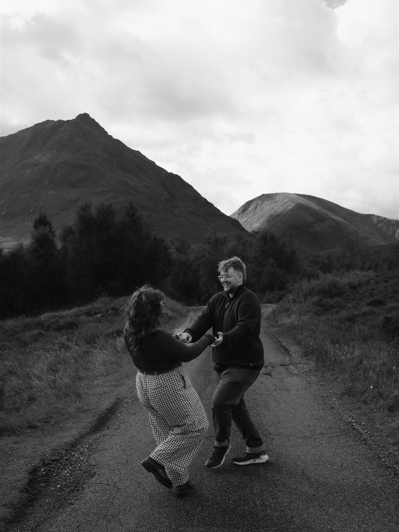 H &amp; R in Glencoe 🌿 a truly gorgeous morning exploring the glen with these two a few weeks back!