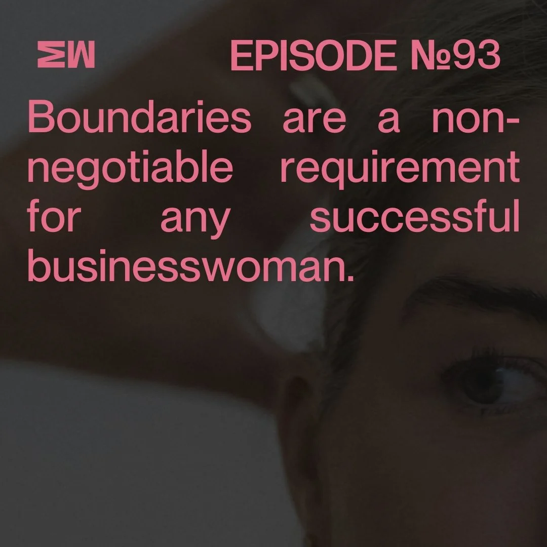 Episode 93 - Let's talk boundaries