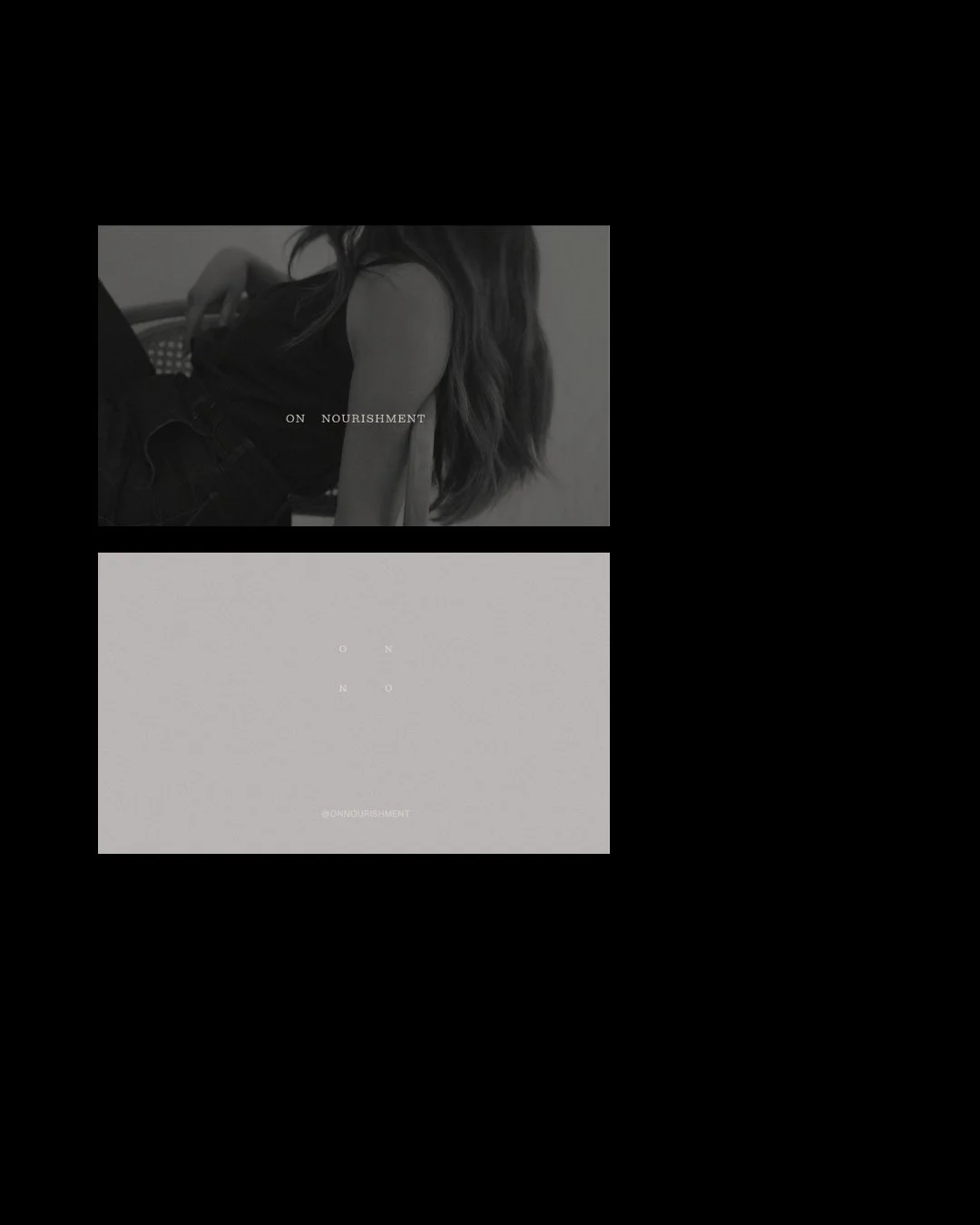 Rebrand for @onnourishment - an elevated Naturopathy Brand serving self-aware, multifaceted women to become vital and radiant again.⁠
⁠
By incorporating energetic alignment and being a vision holder for your highest vitality Dani has developed a new 