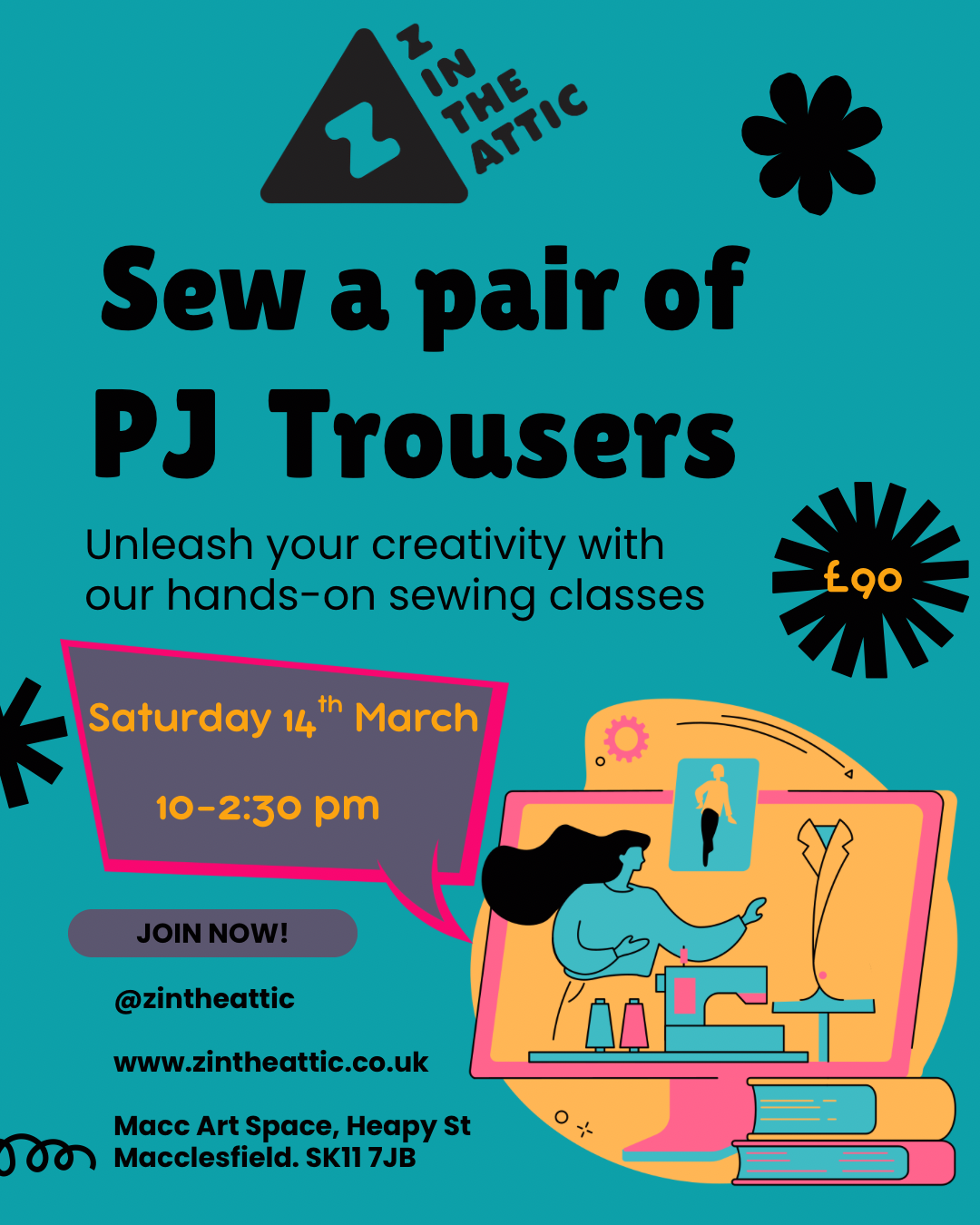 Sew Cosy: Pyjama Bottoms for Beginners