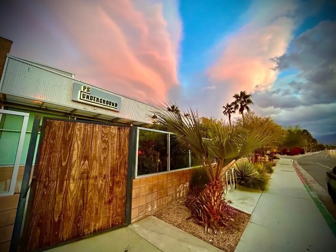 PS UNDERGROUND welcomes guests to an unforgettable evening in the heart of Palm Springs beneath the San Jacinto sky.