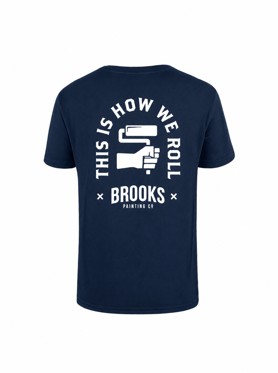 Brooks Painting Co T-Shirt - This is how we roll - Navy