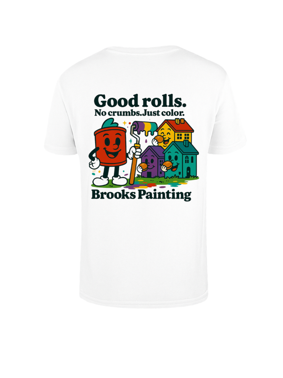 Brooks Painting Co T-Shirt - Good Rolls, No Crumbs Tee