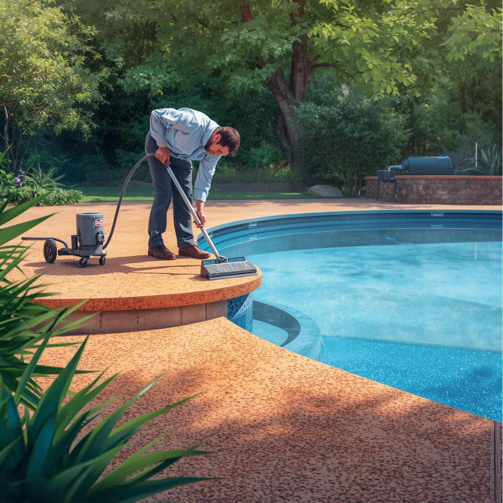 How Pool Deck Coatings Extend the Life of Your Concrete