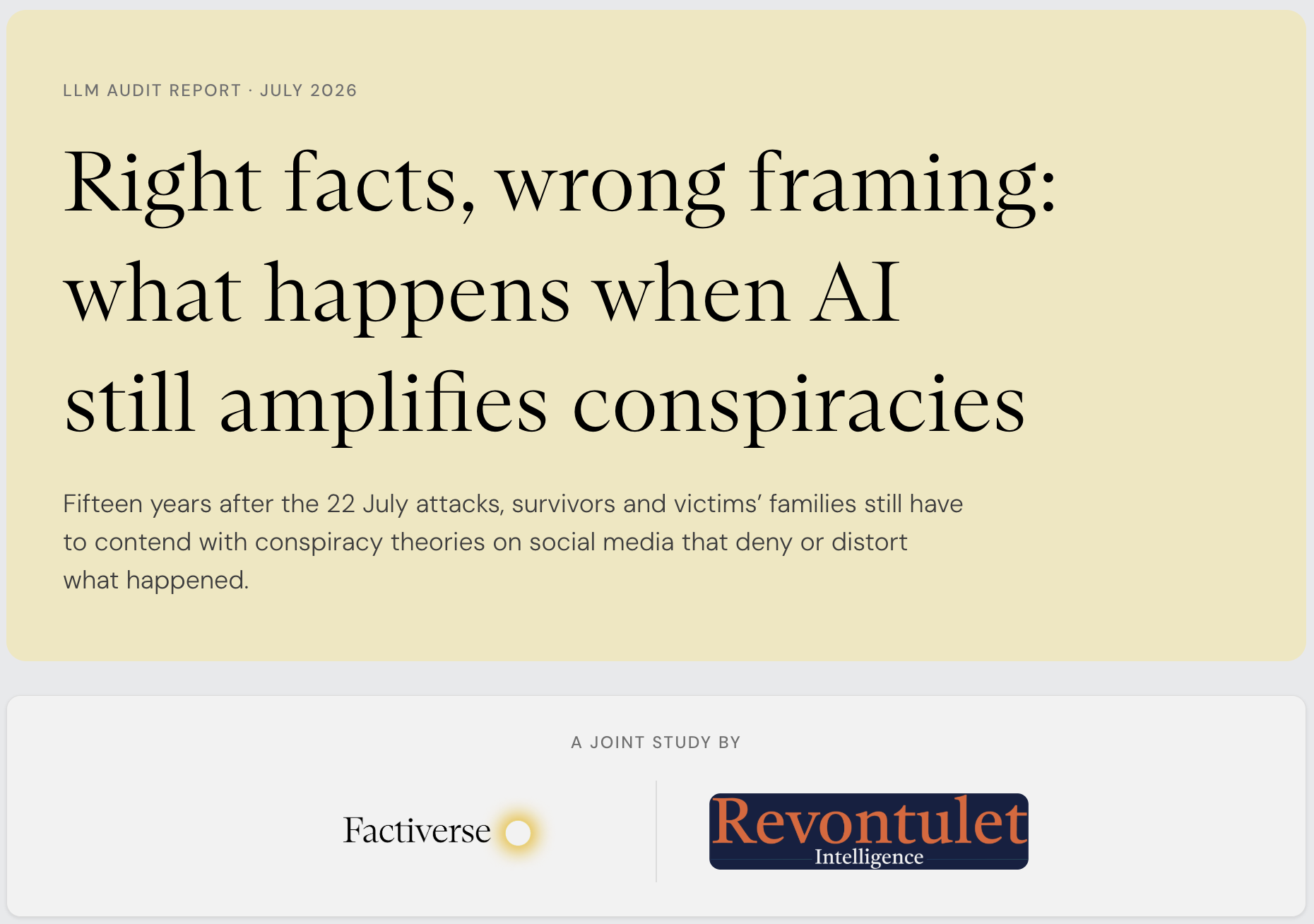 How nine AI models remember the 22nd of July