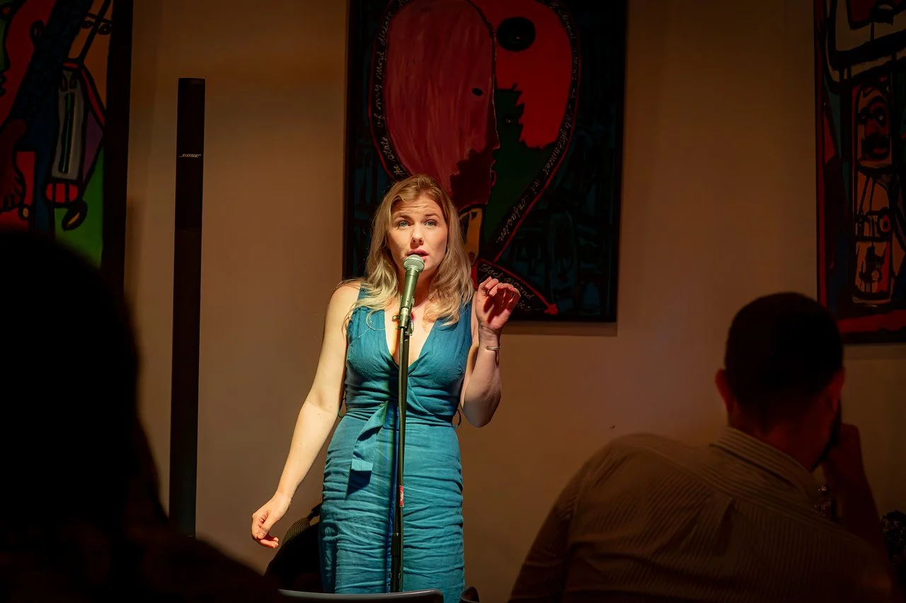 blue jumpsuit microphone.JPG