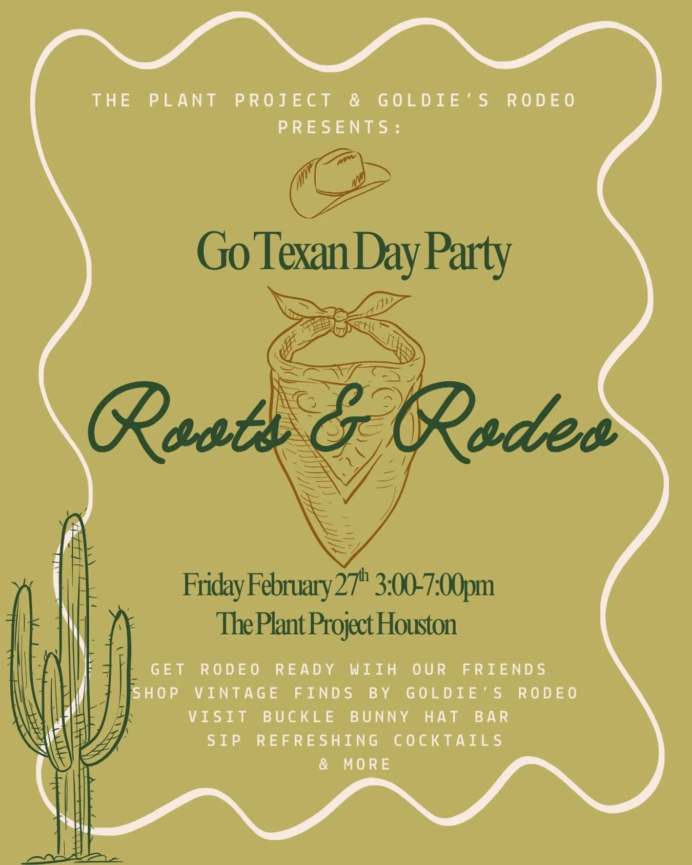 Go Texan Day AND @rodeohouston is right around the corner&hellip;.which means it&rsquo;s time for 

🌵🏜️ROOTS &amp; RODEO🏜️🌵 Go Texan Day Party! 

Go Texan Day has always been a fav because of our bestie @melissatatetx of @tatefarmstx 
But even mo